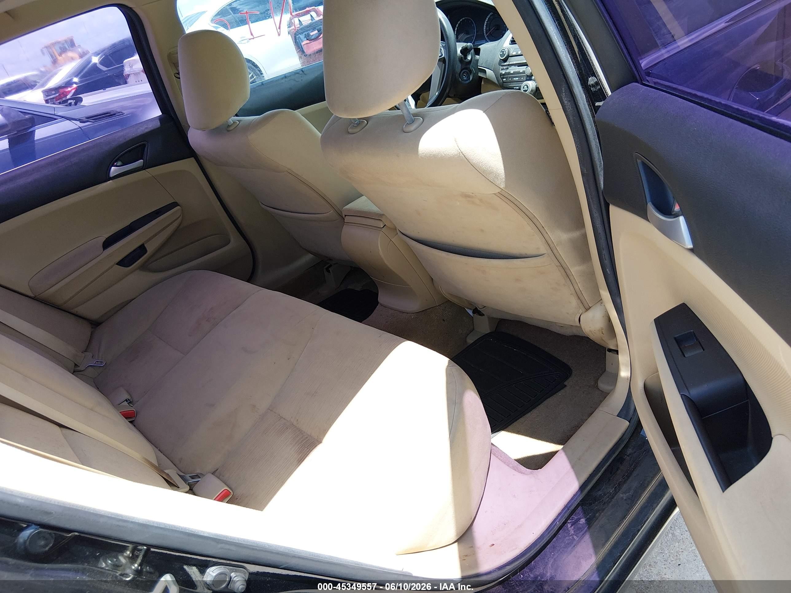 2012 Honda Accord 2.4 Lx Black vin: 1HGCP2F31CA212461