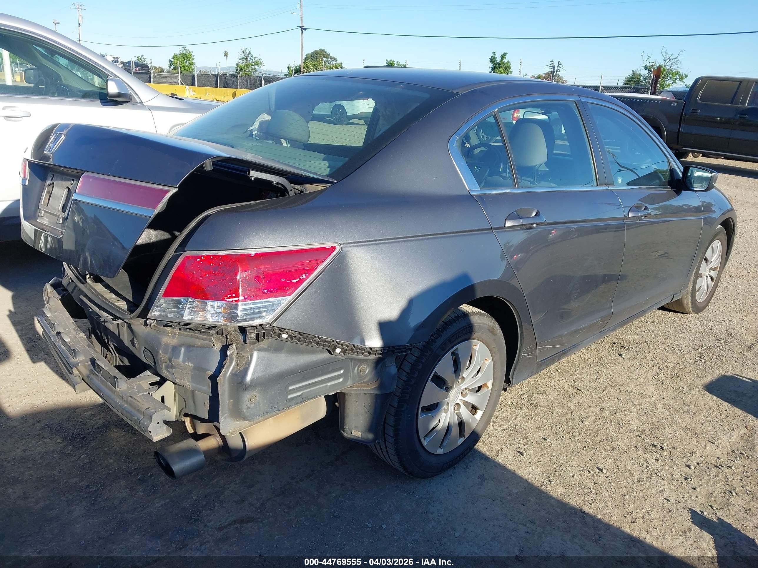 2012 Honda Accord 2.4 Lx Gray vin: 1HGCP2F31CA242902