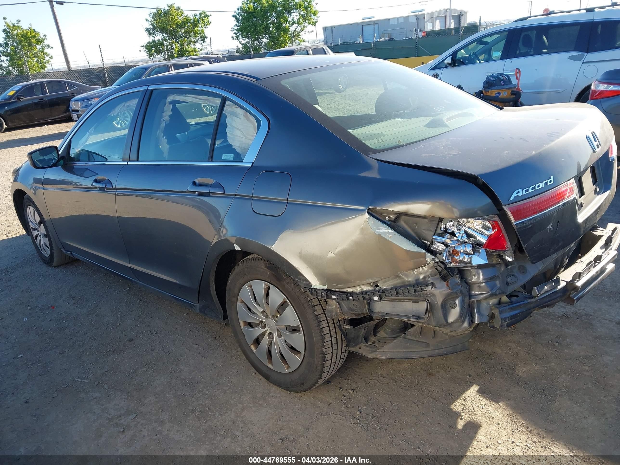 2012 Honda Accord 2.4 Lx Gray vin: 1HGCP2F31CA242902