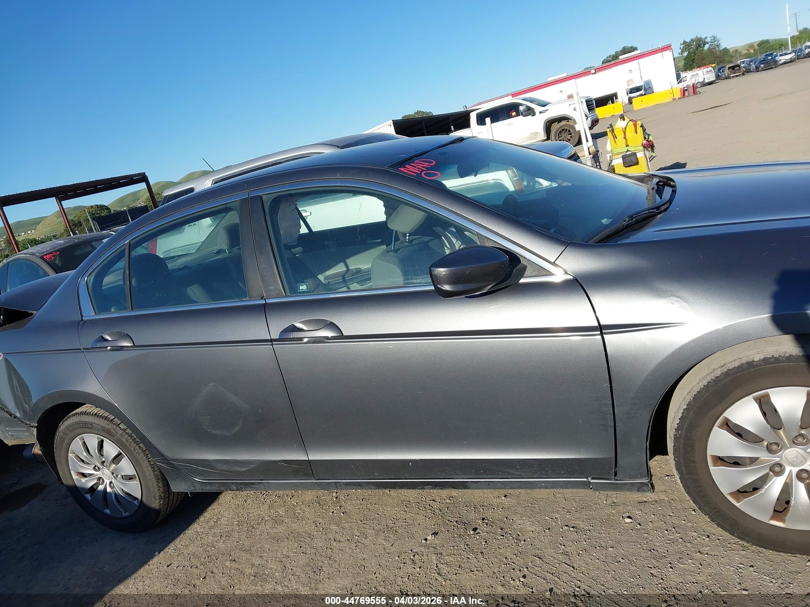 2012 Honda Accord 2.4 Lx Gray vin: 1HGCP2F31CA242902