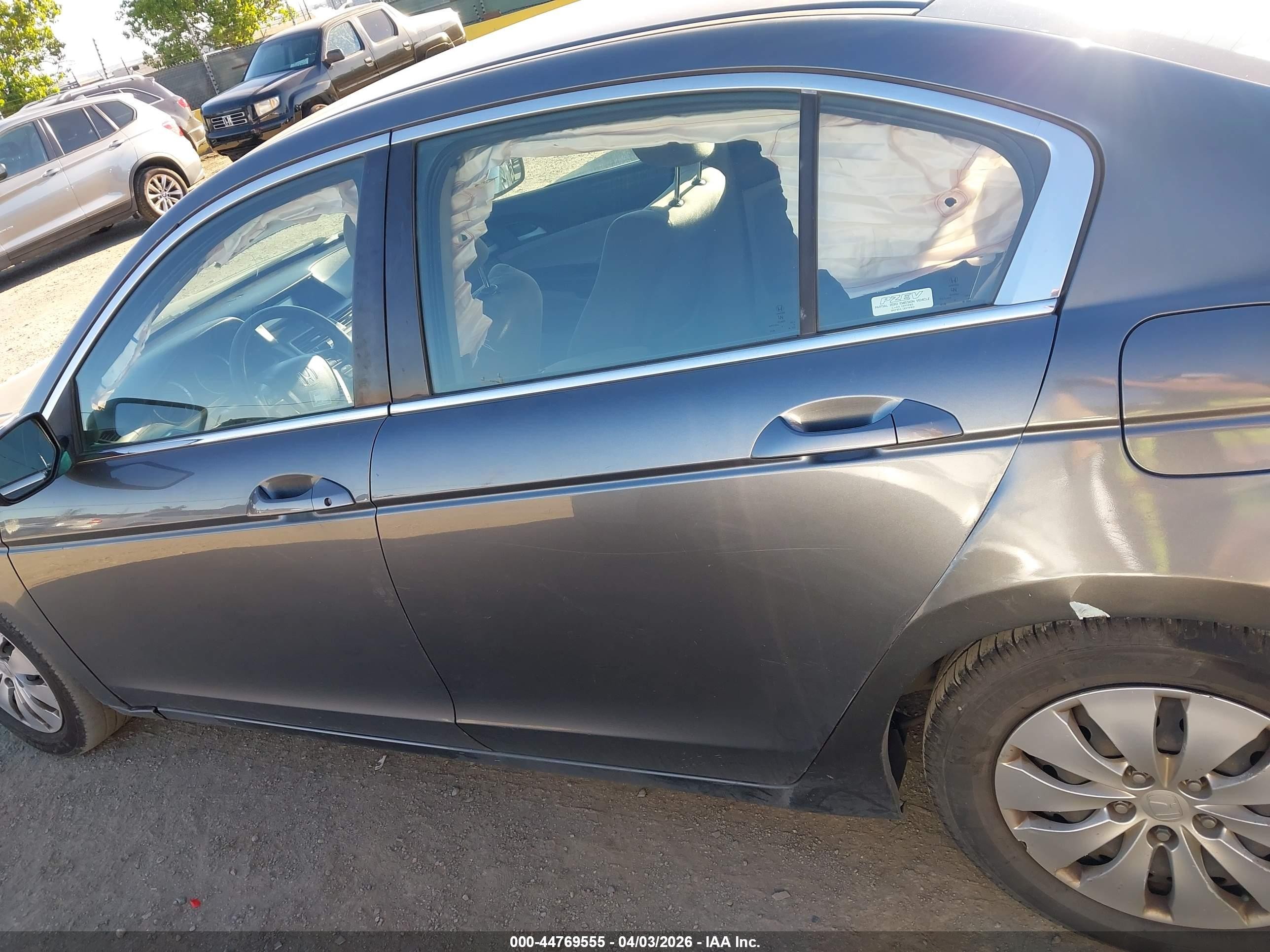 2012 Honda Accord 2.4 Lx Gray vin: 1HGCP2F31CA242902