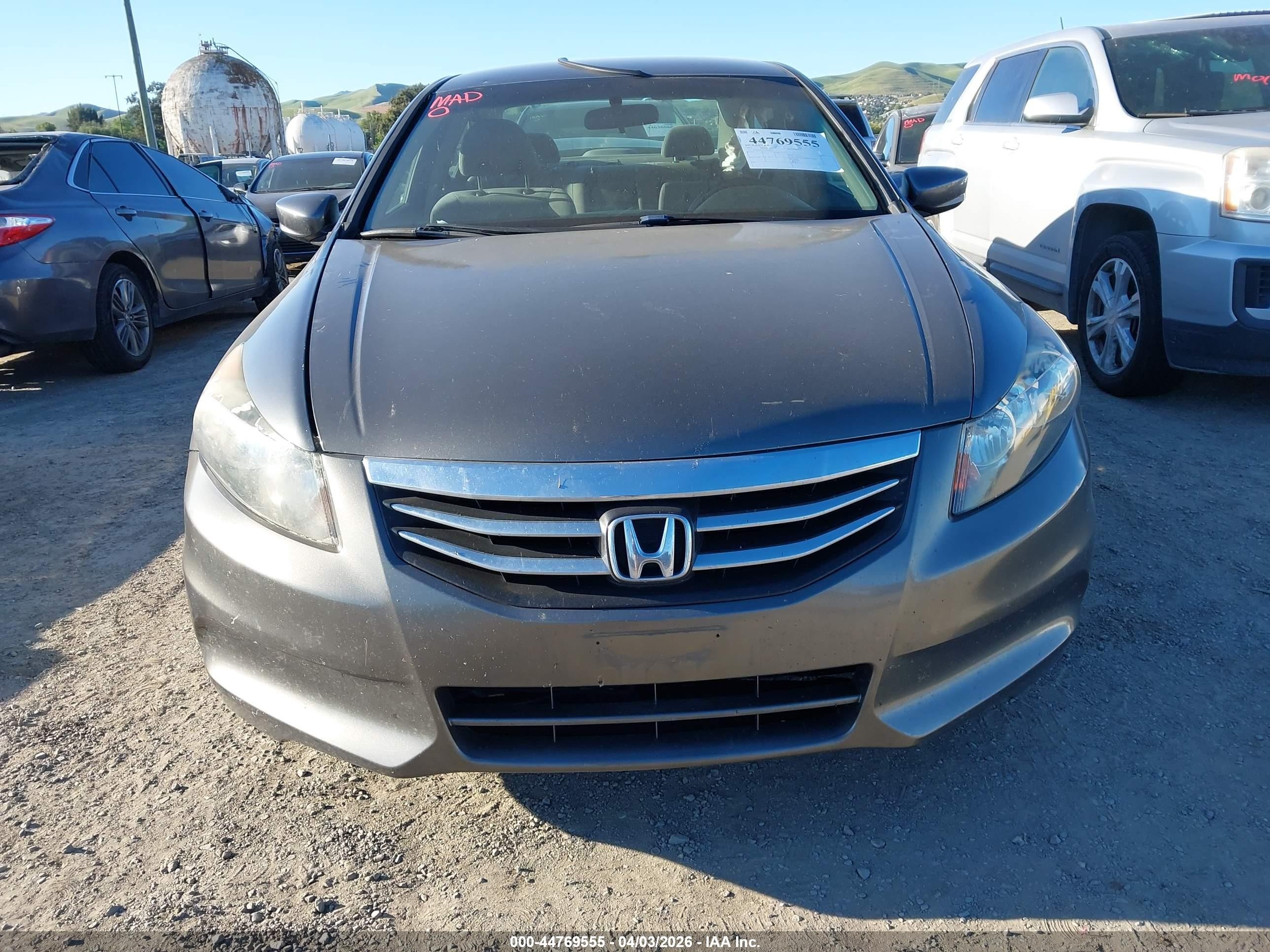 2012 Honda Accord 2.4 Lx Gray vin: 1HGCP2F31CA242902