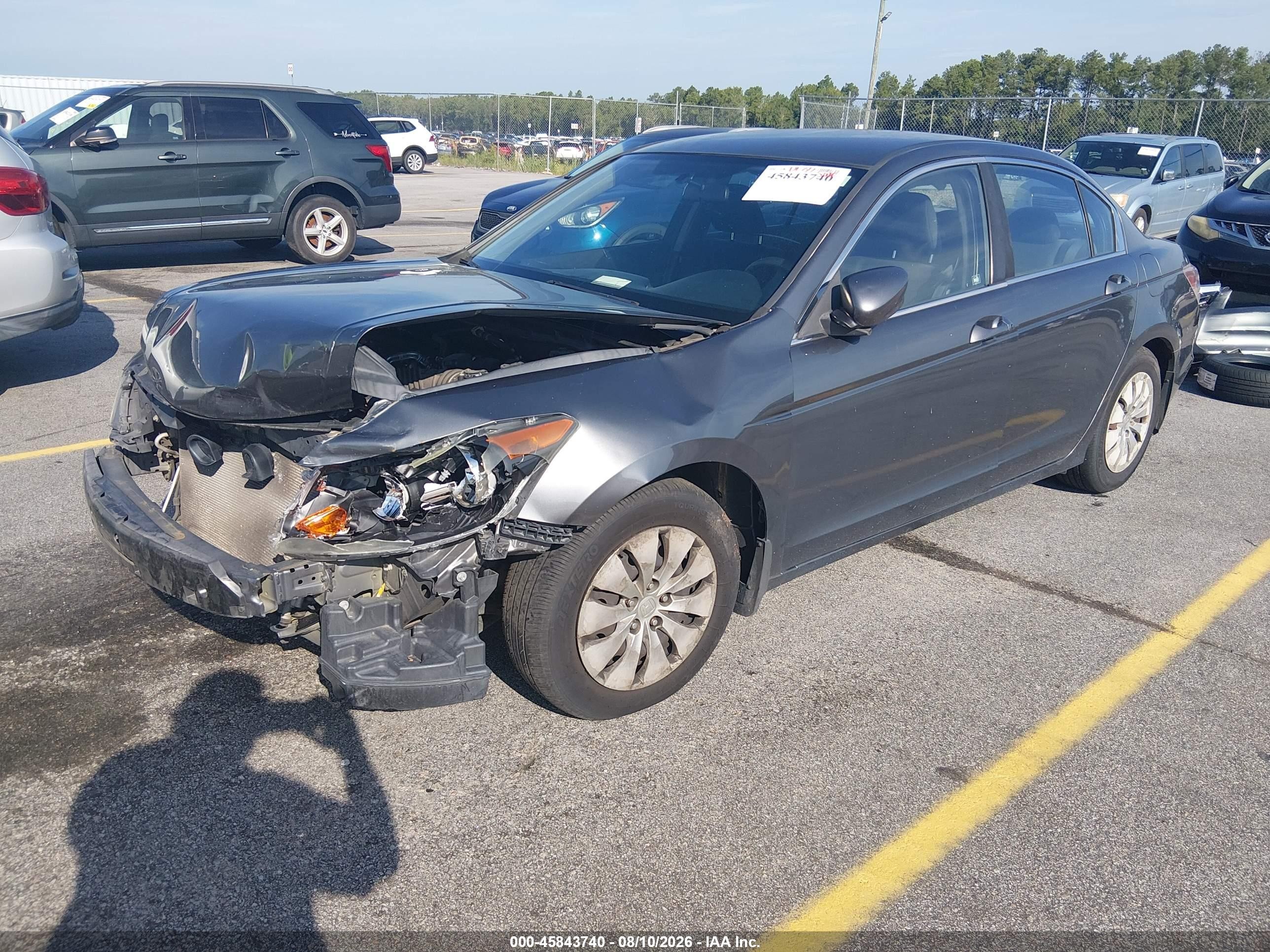 2012 Honda Accord Sdn Lx Gray vin: 1HGCP2F31CA244908