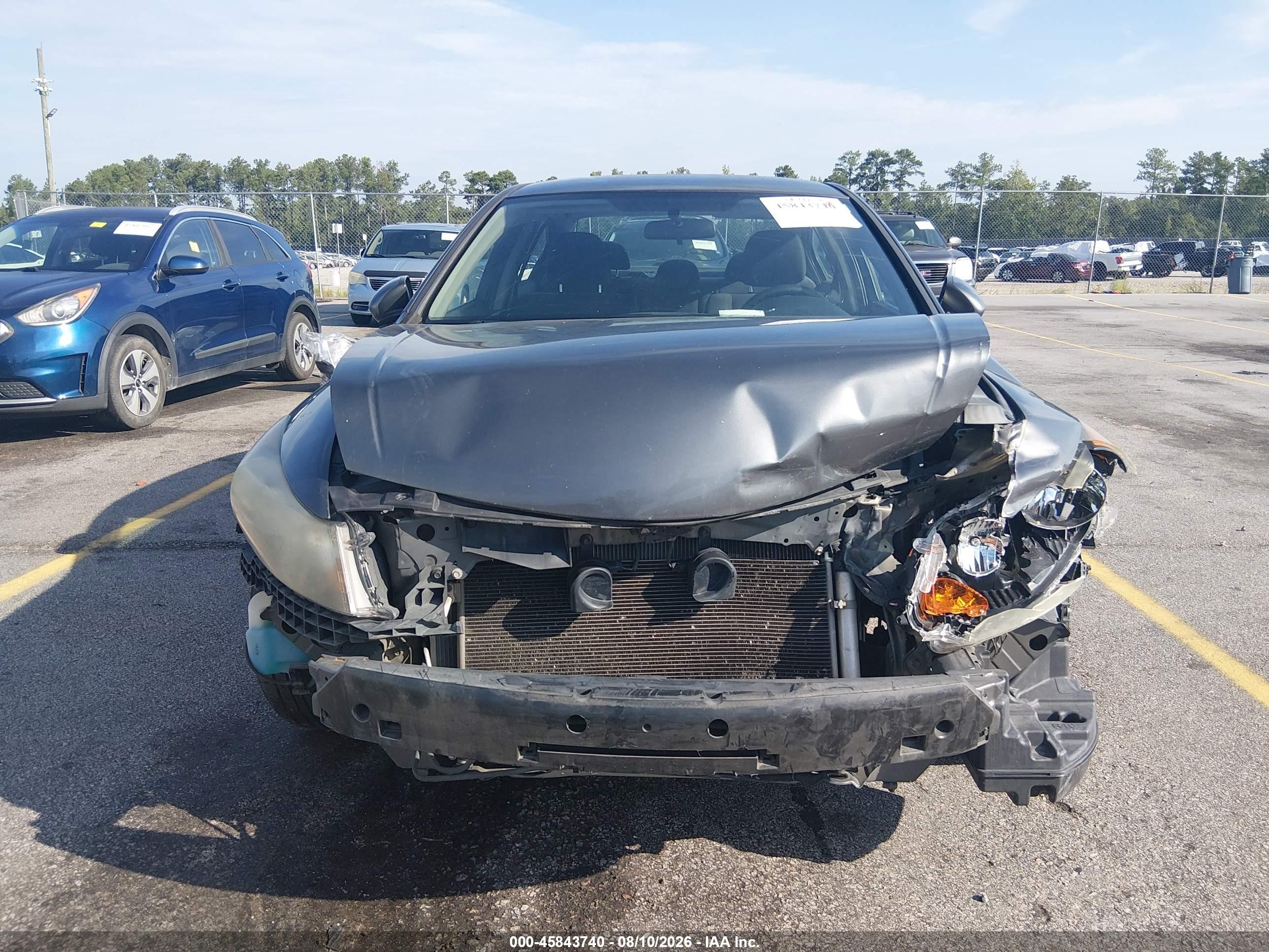2012 Honda Accord Sdn Lx Gray vin: 1HGCP2F31CA244908