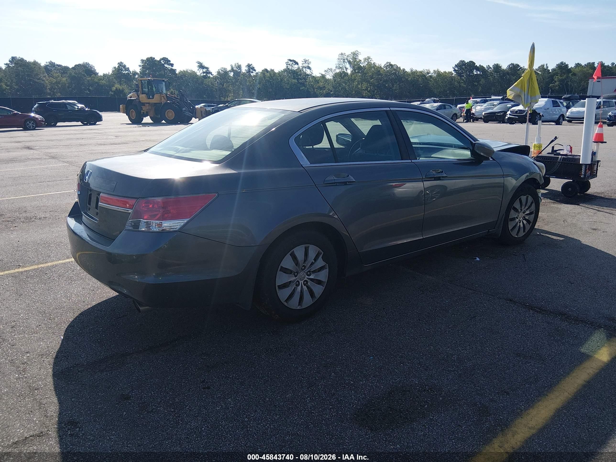 2012 Honda Accord Sdn Lx Gray vin: 1HGCP2F31CA244908
