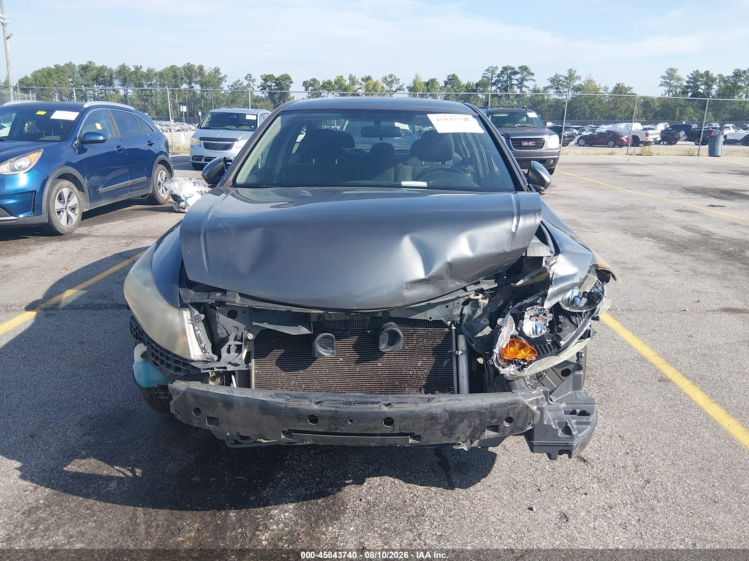 2012 Honda Accord Sdn Lx Gray vin: 1HGCP2F31CA244908