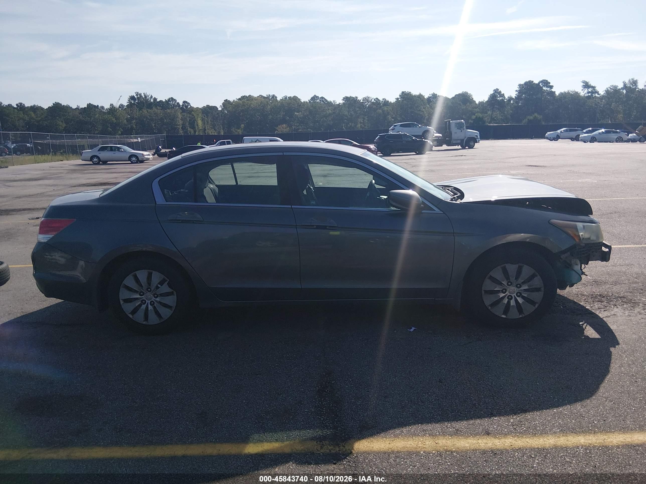 2012 Honda Accord Sdn Lx Gray vin: 1HGCP2F31CA244908
