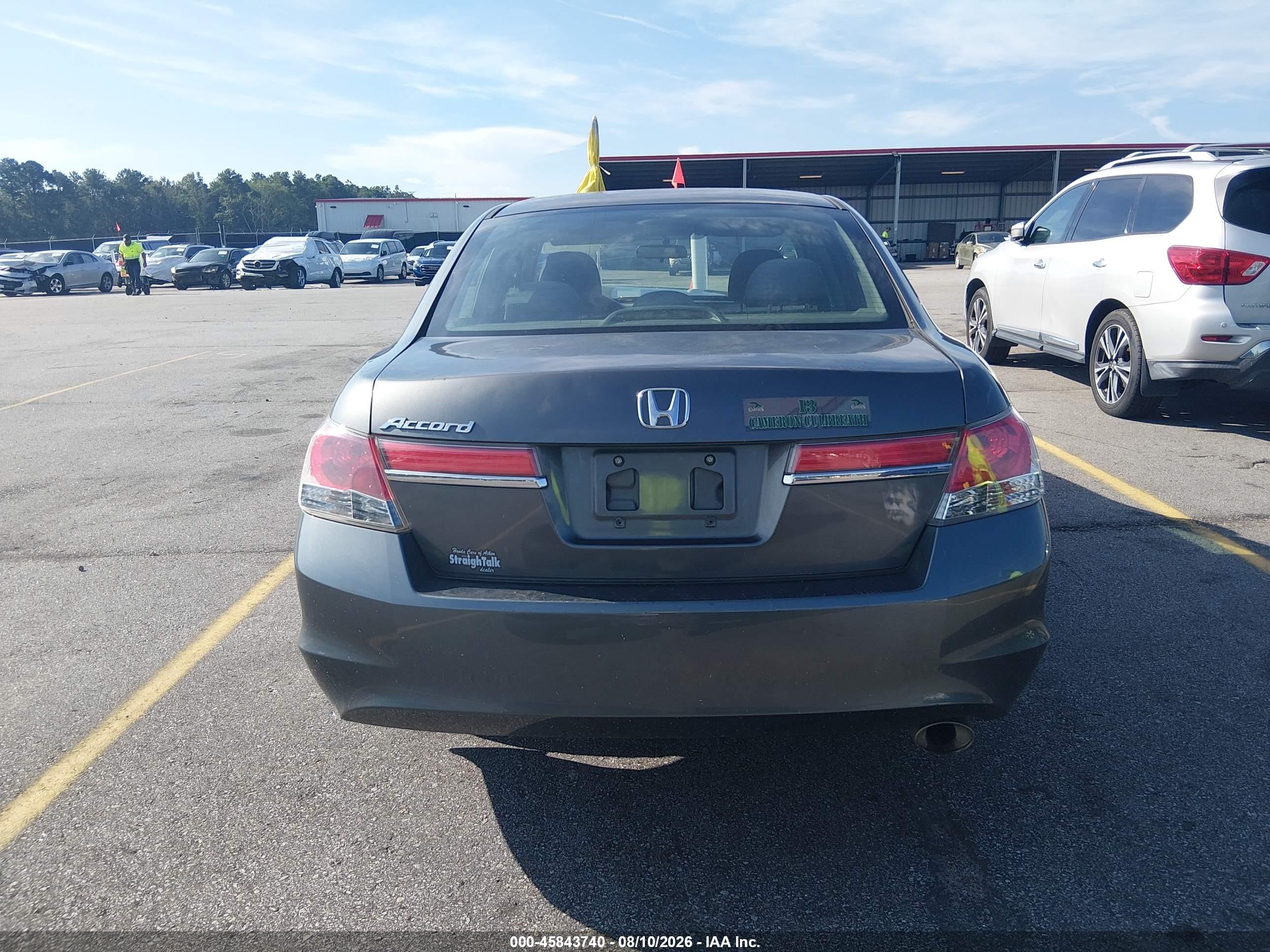 2012 Honda Accord Sdn Lx Gray vin: 1HGCP2F31CA244908