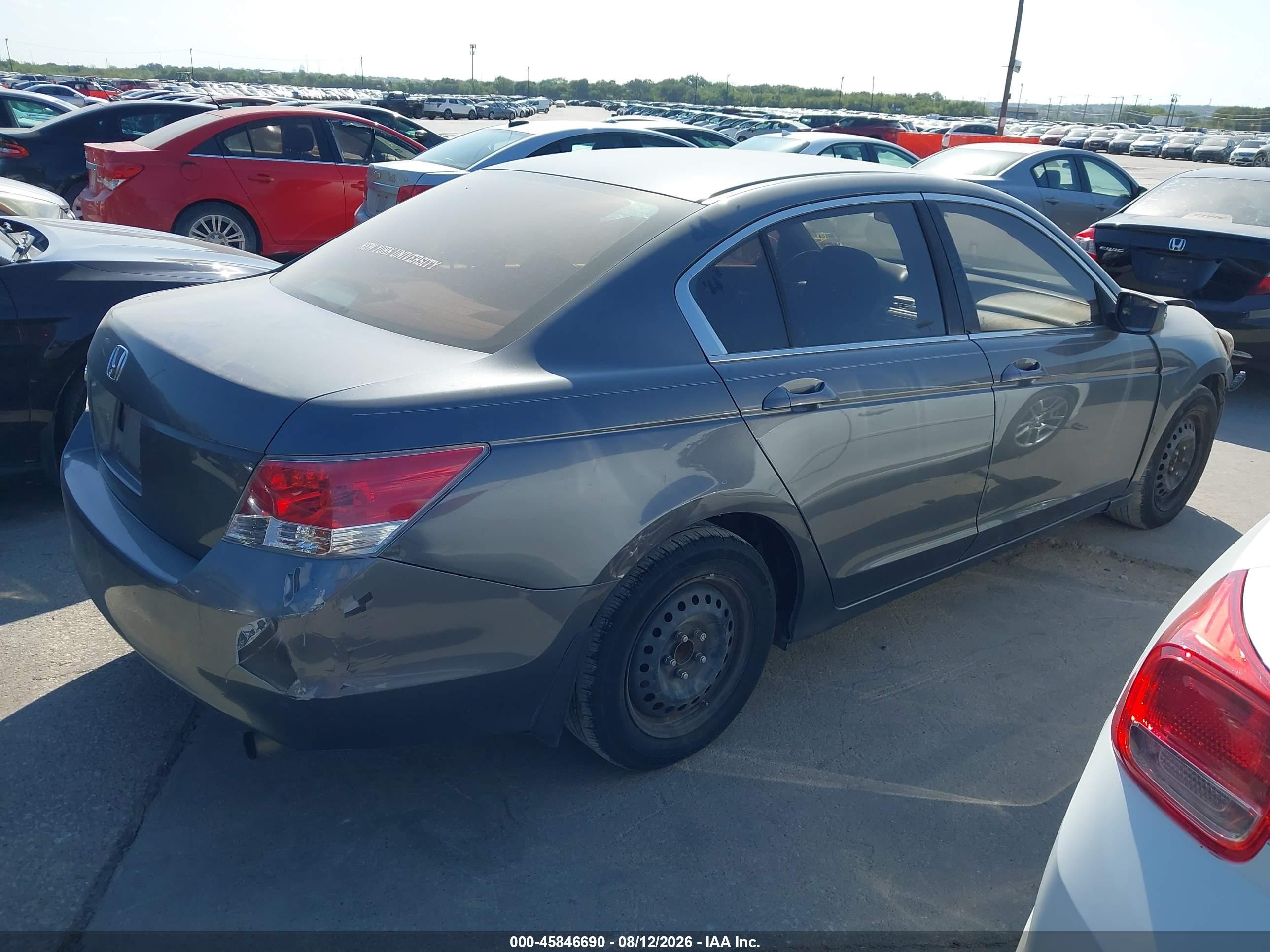 2010 Honda Accord 2.4 Lx Gray vin: 1HGCP2F32AA071316
