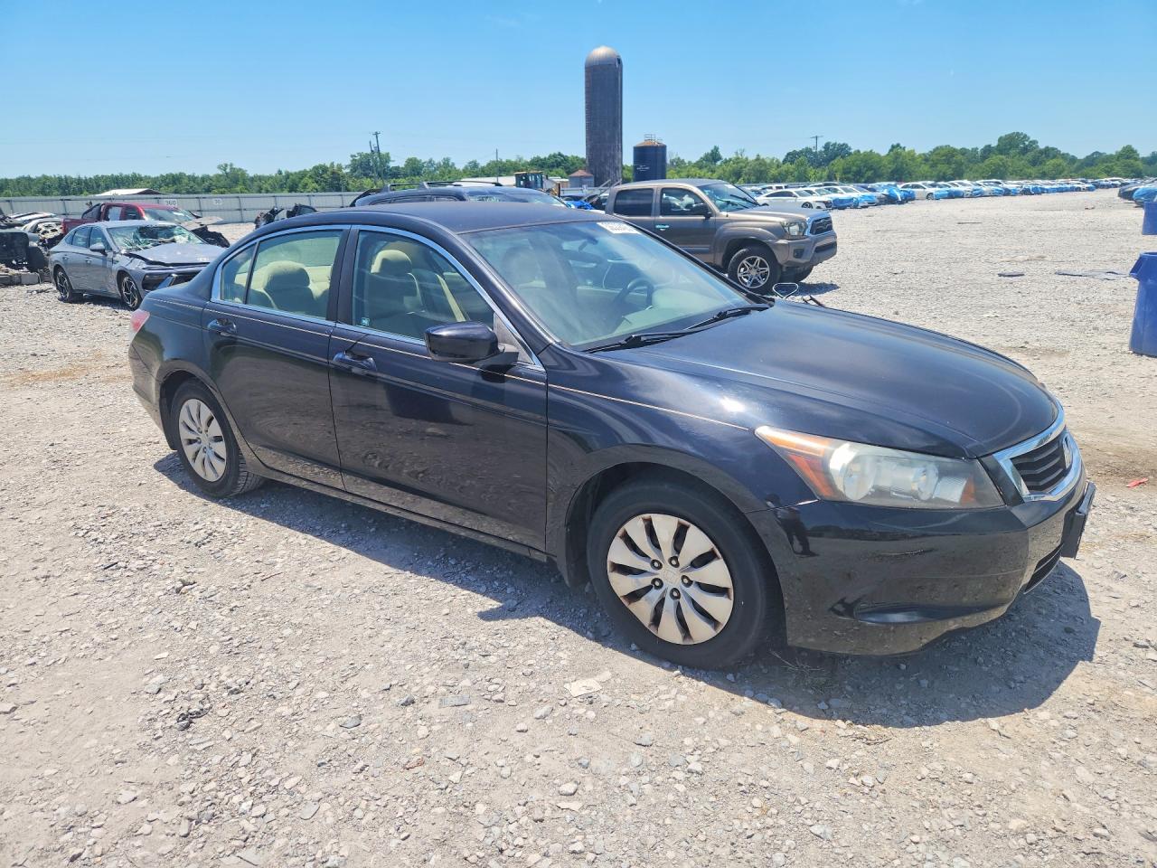 2010 Honda Accord Lx Black vin: 1HGCP2F32AA087077