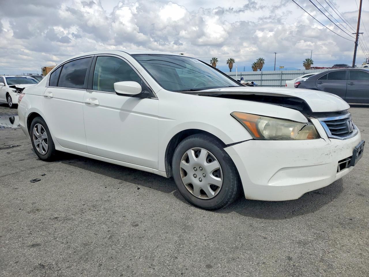 2010 Honda Accord Lx White vin: 1HGCP2F32AA103326