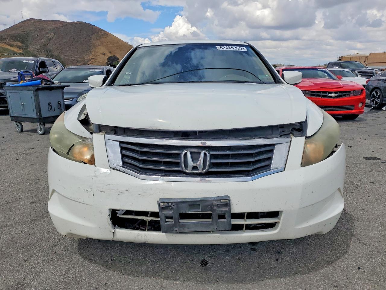 2010 Honda Accord Lx White vin: 1HGCP2F32AA103326