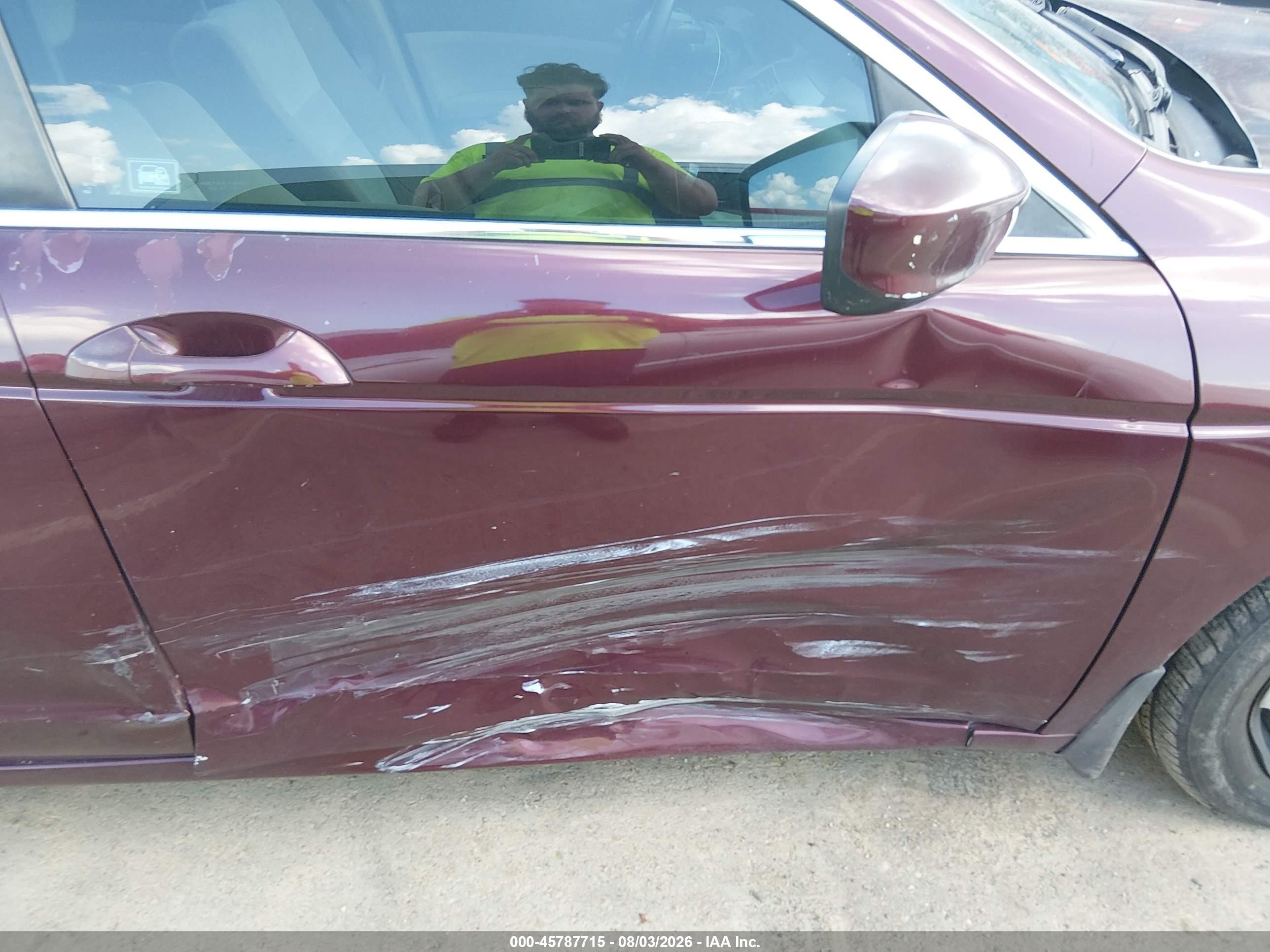 2010 Honda Accord 2.4 Lx Burgundy vin: 1HGCP2F32AA111040