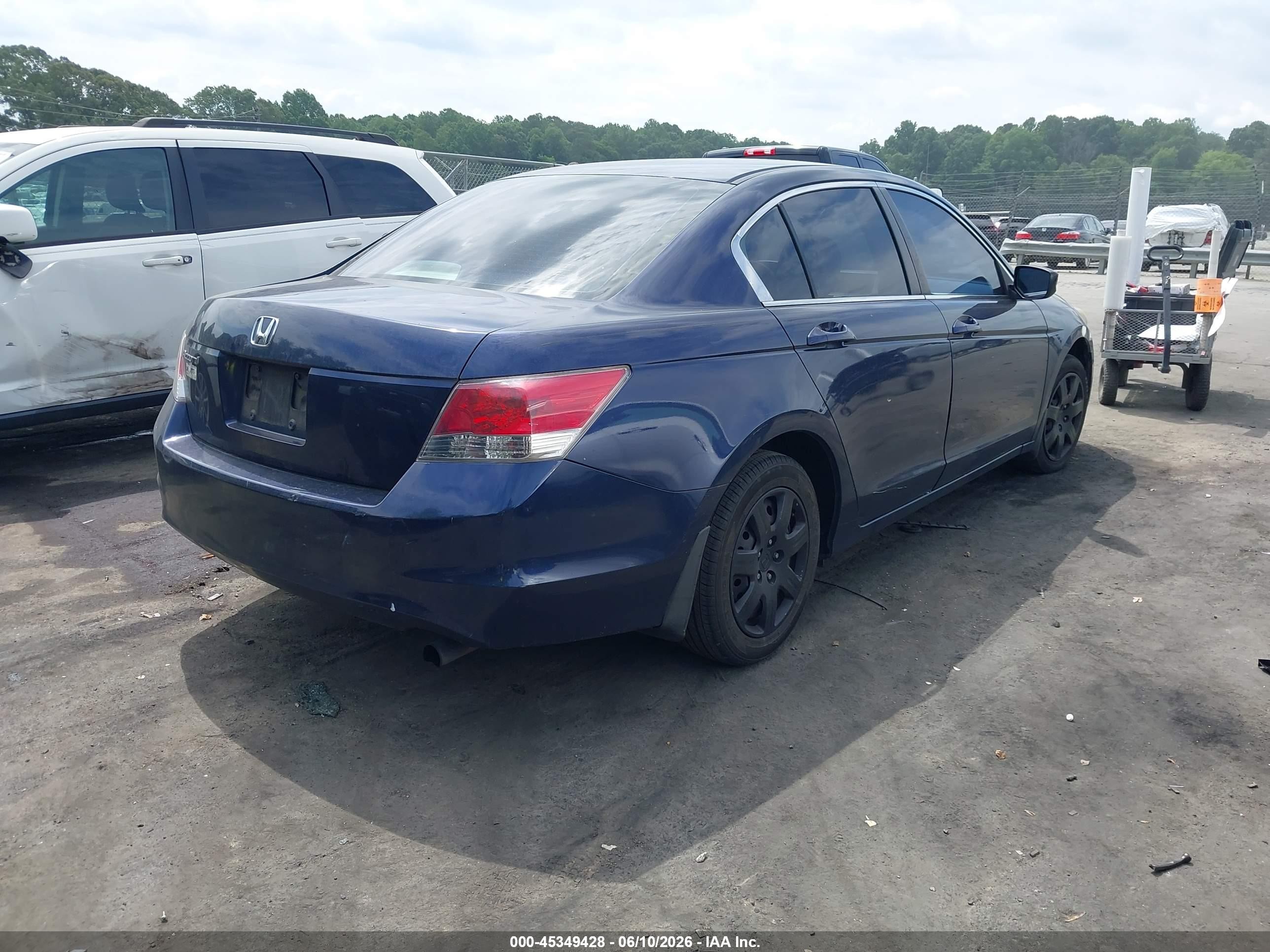 2010 Honda Accord 2.4 Lx Dark Blue vin: 1HGCP2F32AA115704