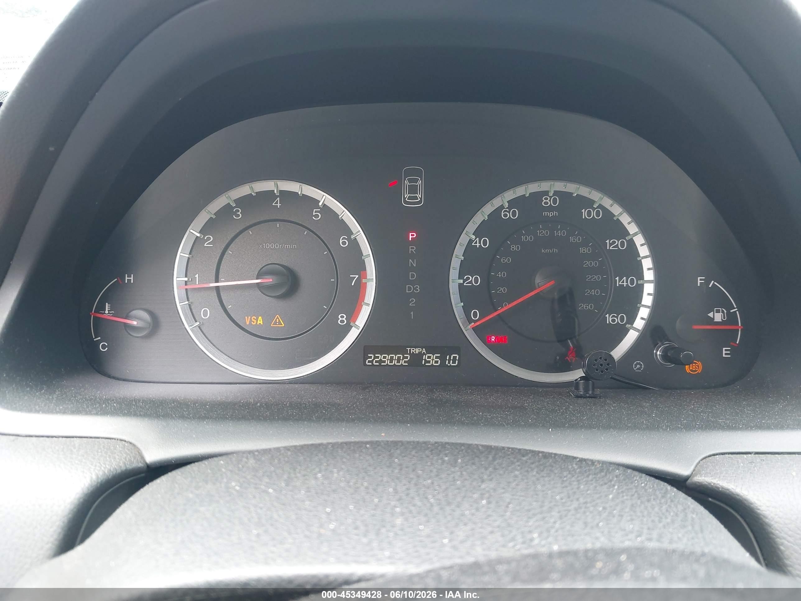 2010 Honda Accord 2.4 Lx Dark Blue vin: 1HGCP2F32AA115704