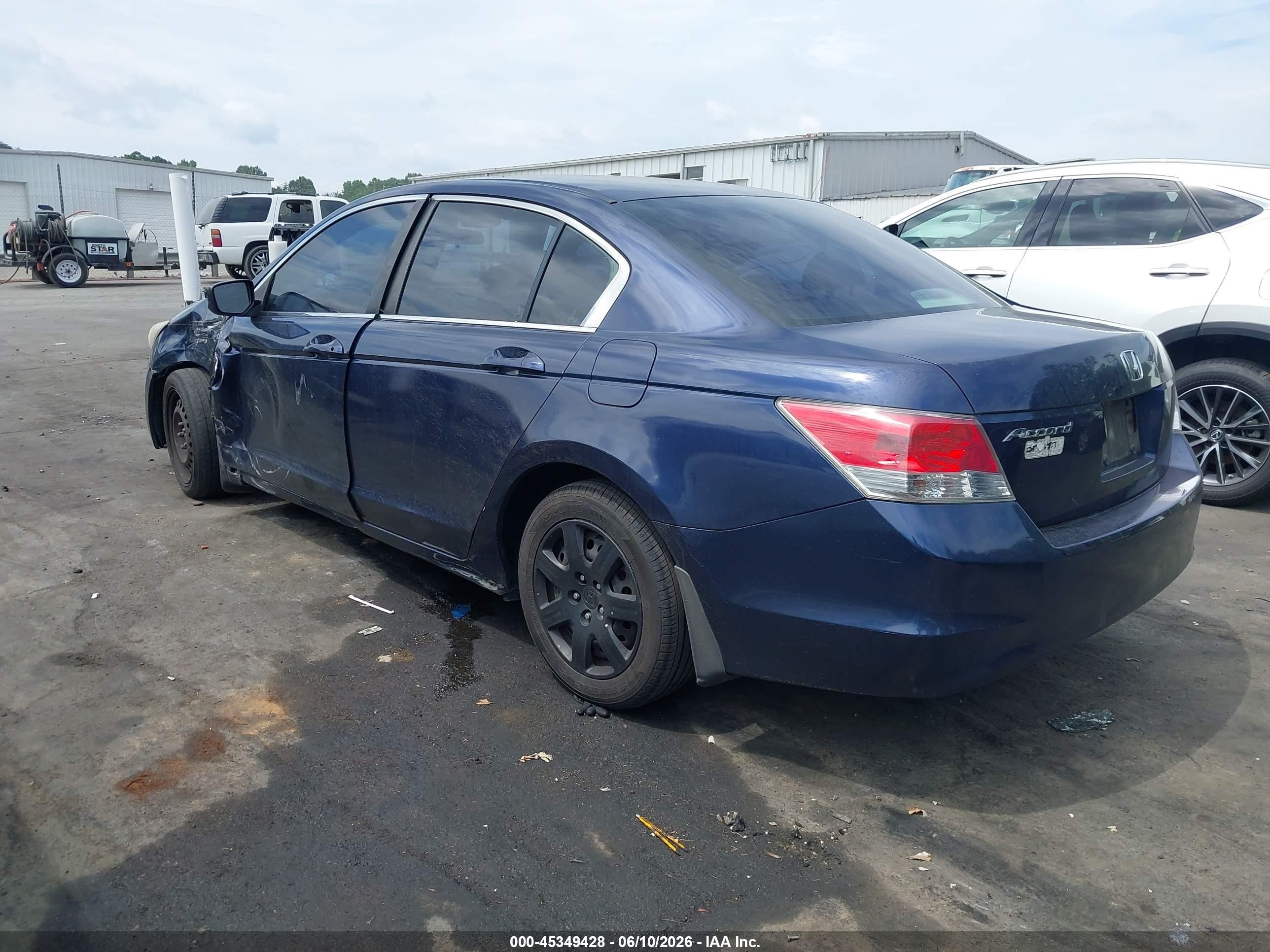 2010 Honda Accord 2.4 Lx Dark Blue vin: 1HGCP2F32AA115704