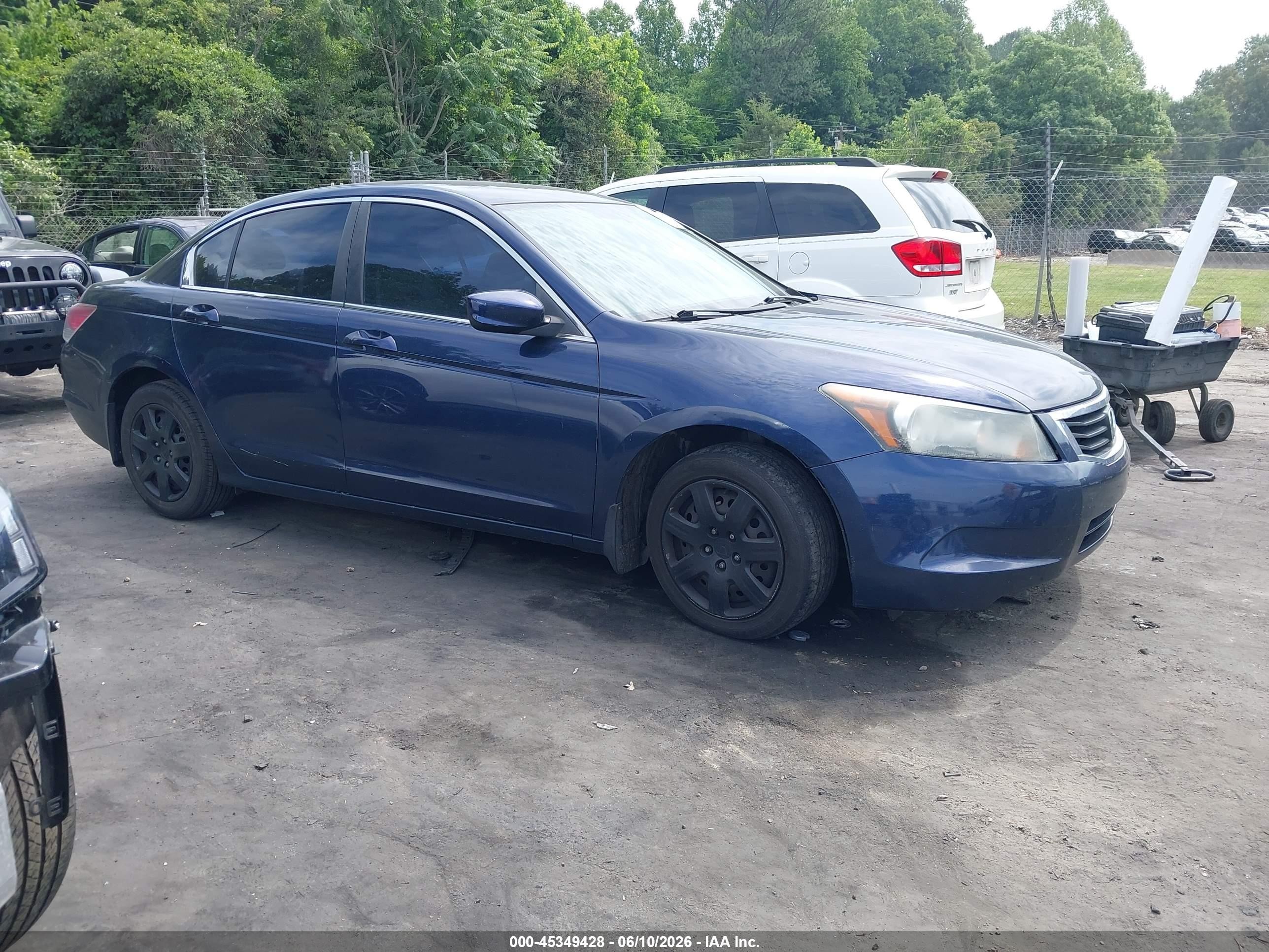 2010 Honda Accord 2.4 Lx Dark Blue vin: 1HGCP2F32AA115704