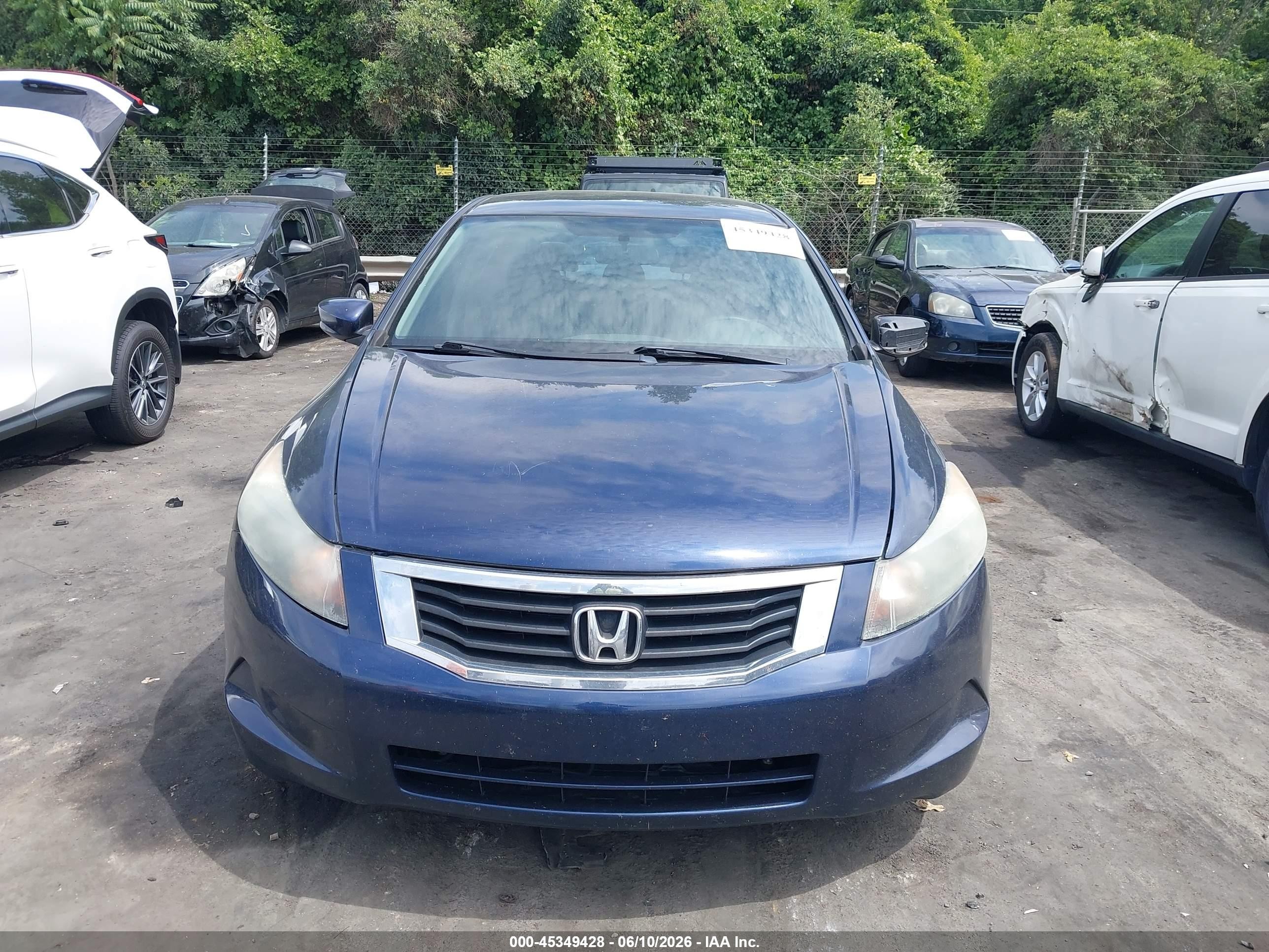 2010 Honda Accord 2.4 Lx Dark Blue vin: 1HGCP2F32AA115704