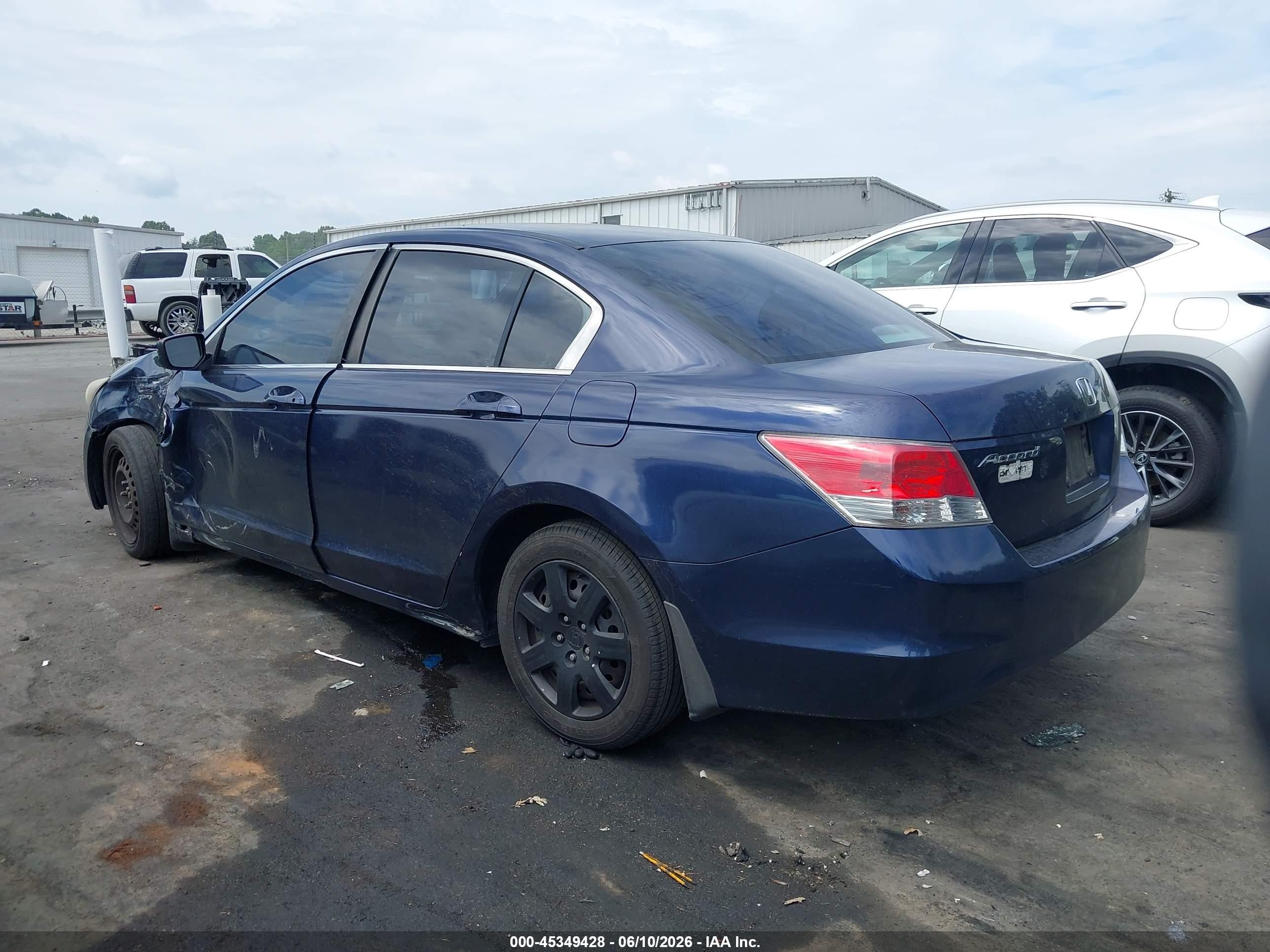 2010 Honda Accord 2.4 Lx Dark Blue vin: 1HGCP2F32AA115704