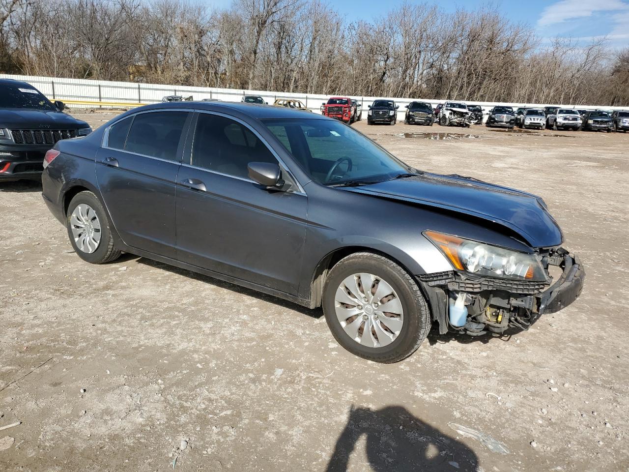 2010 Honda Accord Lx Gray vin: 1HGCP2F32AA137797