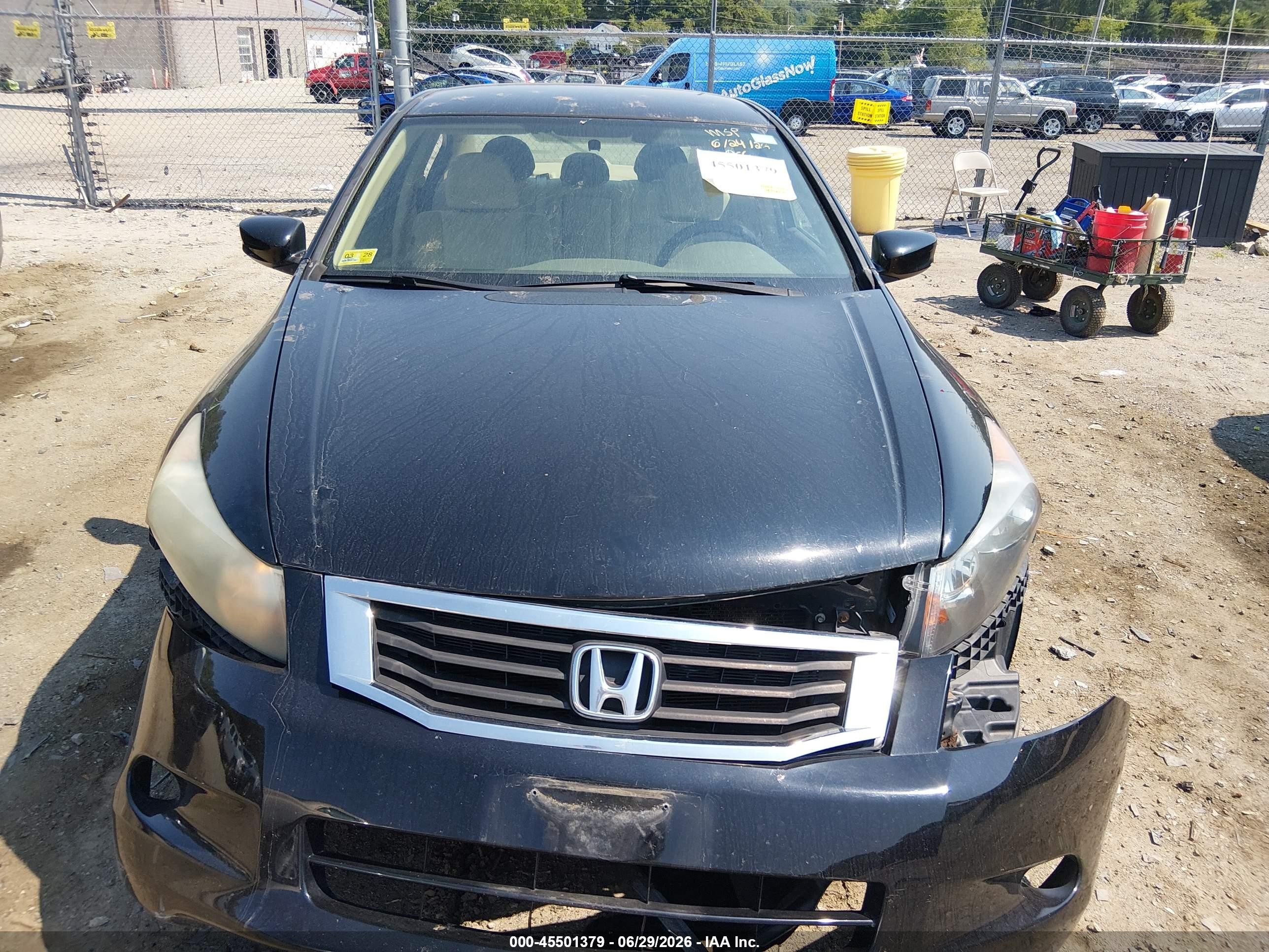 2010 Honda Accord 2.4 Lx Black vin: 1HGCP2F32AA142384