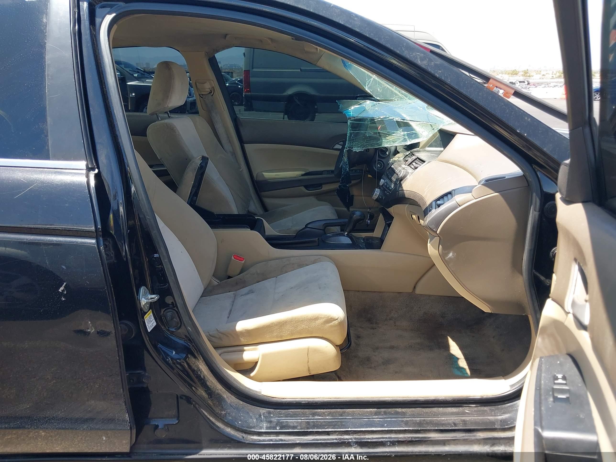 2010 Honda Accord 2.4 Lx Black vin: 1HGCP2F32AA142479