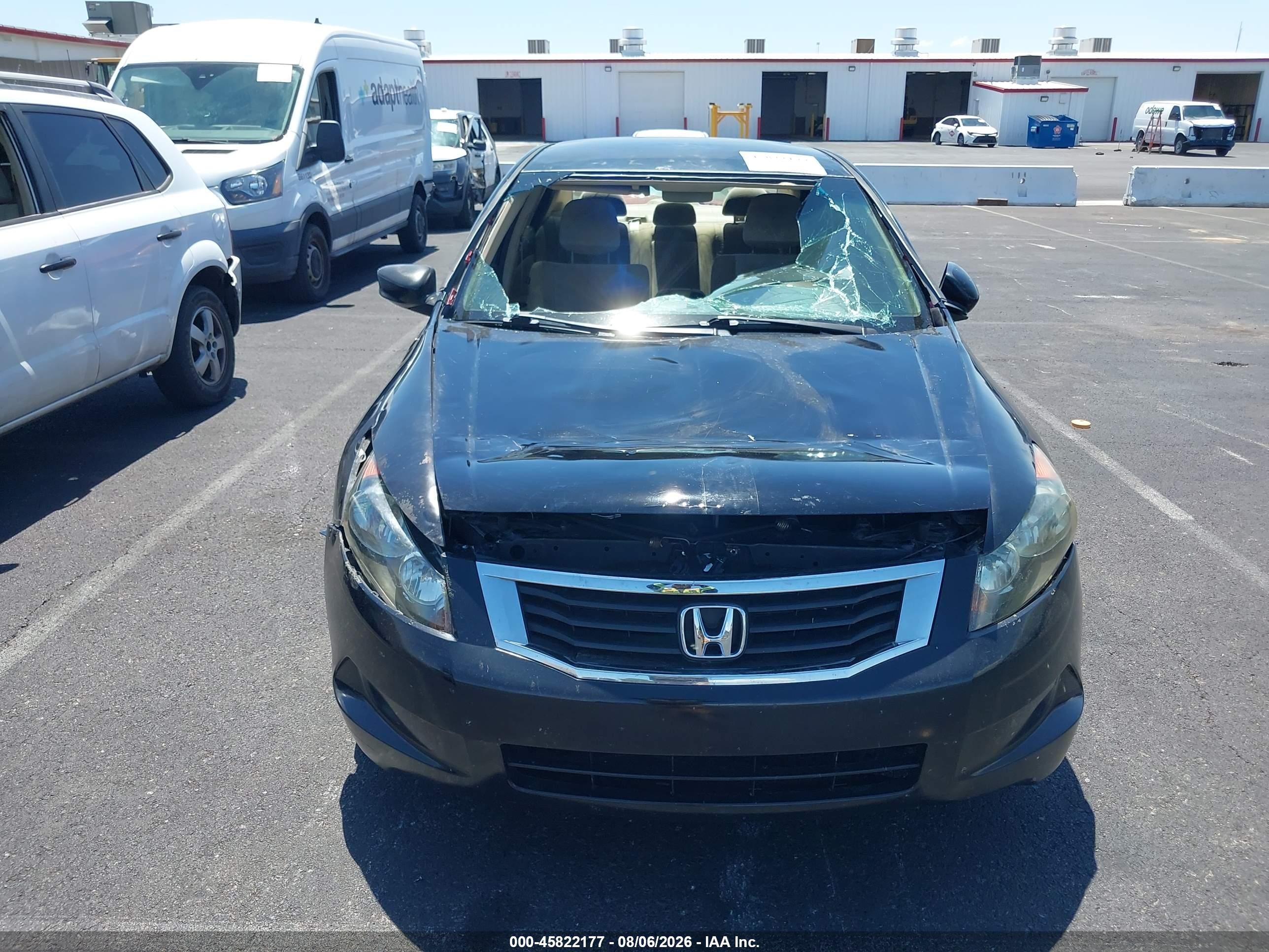 2010 Honda Accord 2.4 Lx Black vin: 1HGCP2F32AA142479