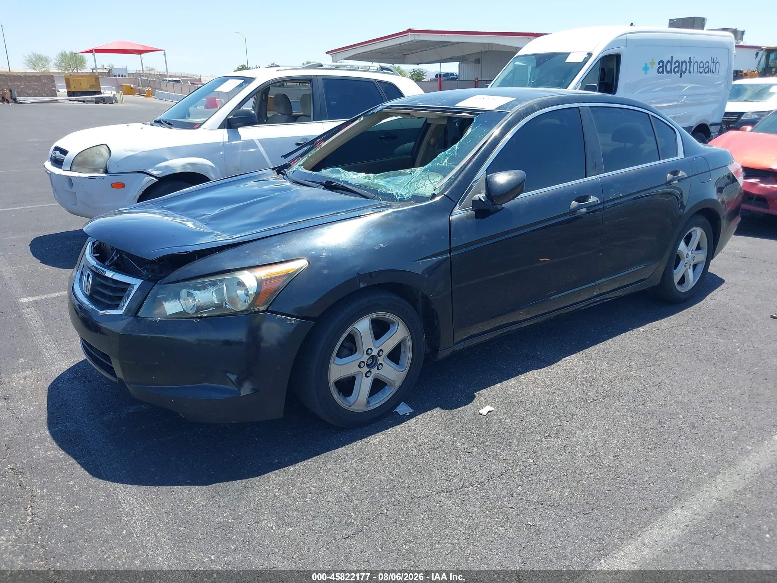 2010 Honda Accord 2.4 Lx Black vin: 1HGCP2F32AA142479