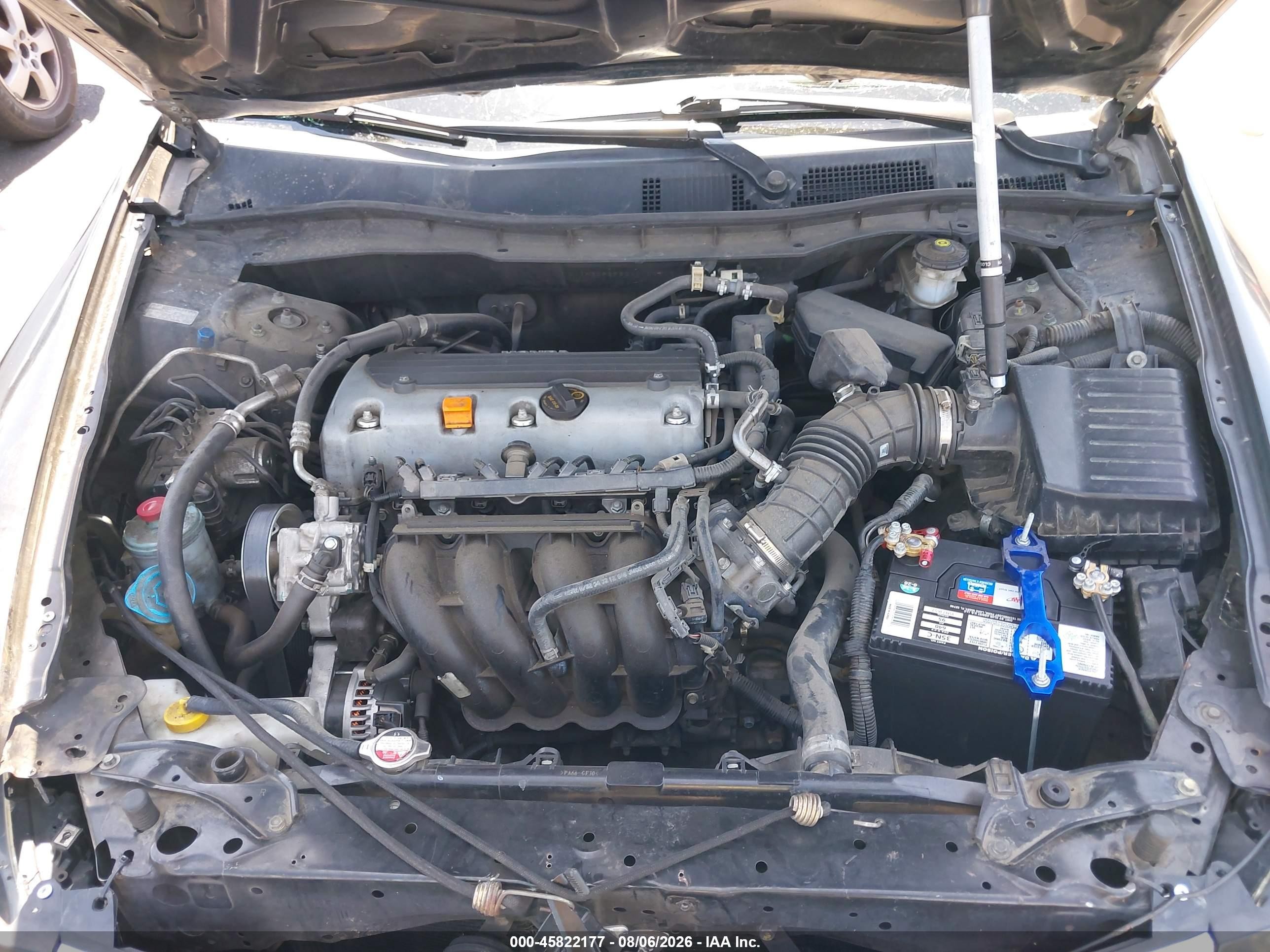 2010 Honda Accord 2.4 Lx Black vin: 1HGCP2F32AA142479
