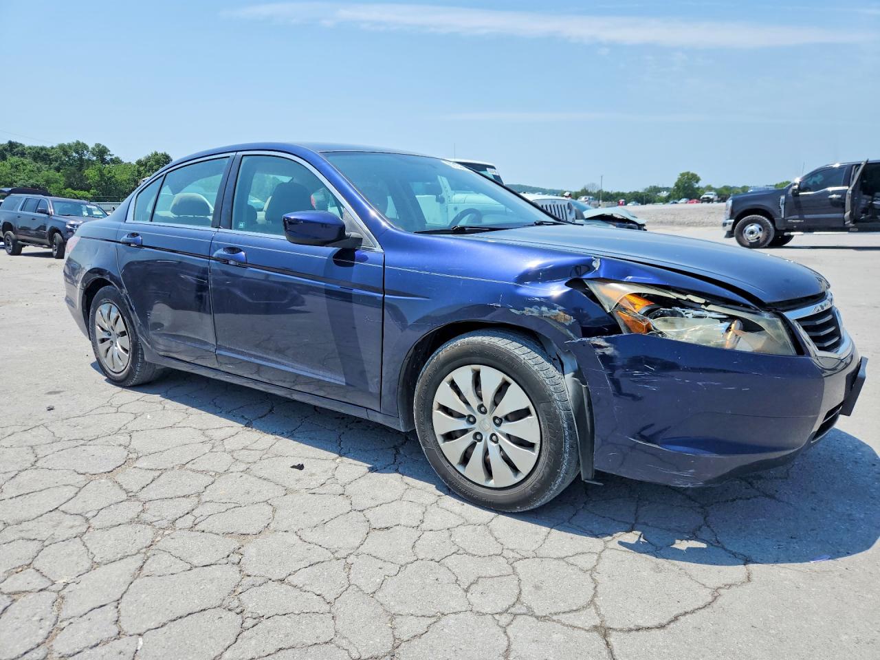 2010 Honda Accord Lx Blue vin: 1HGCP2F32AA161937