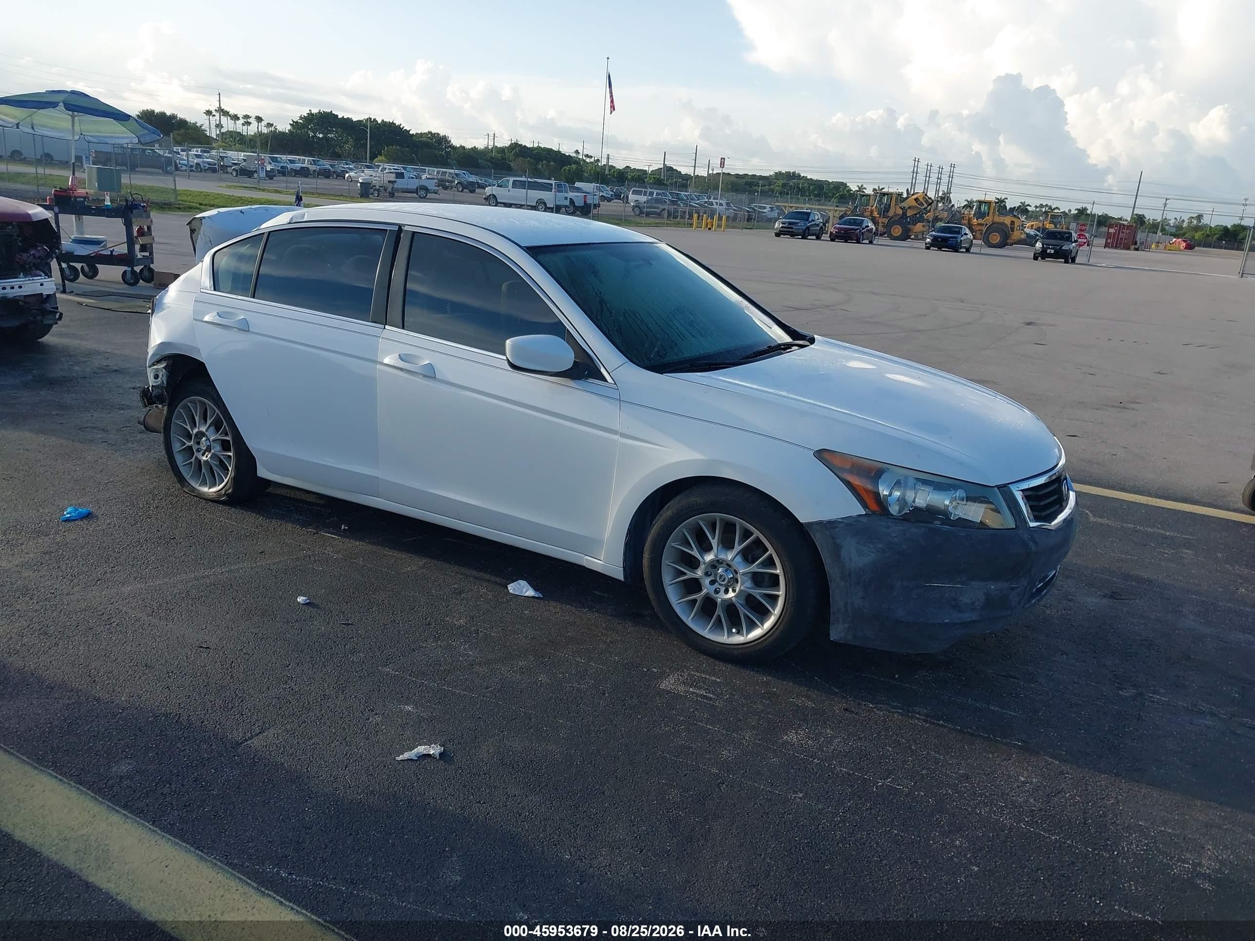 2010 Honda Accord 2.4 Lx White vin: 1HGCP2F32AA168614