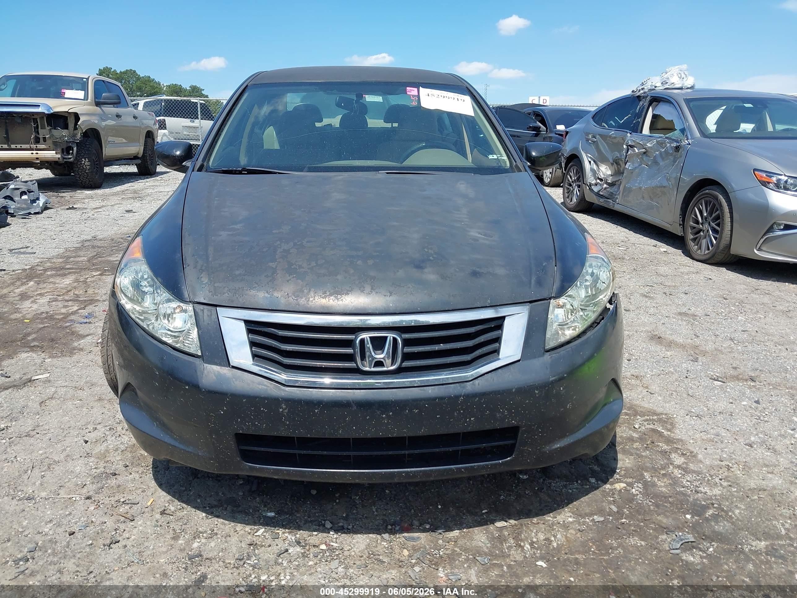 2010 Honda Accord 2.4 Lx Черный vin: 1HGCP2F32AA182027