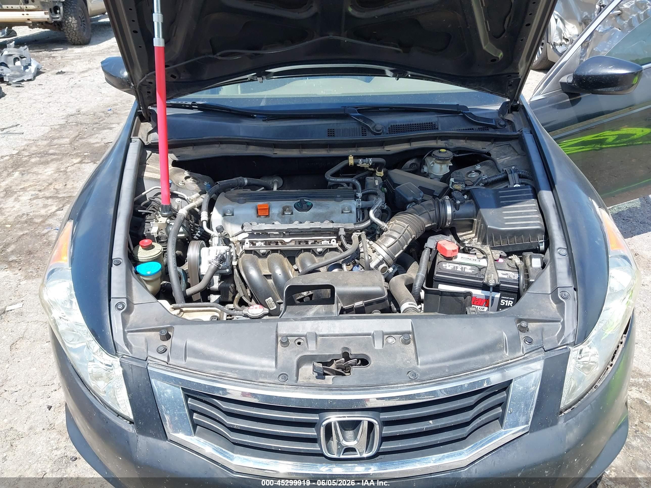 2010 Honda Accord 2.4 Lx Черный vin: 1HGCP2F32AA182027