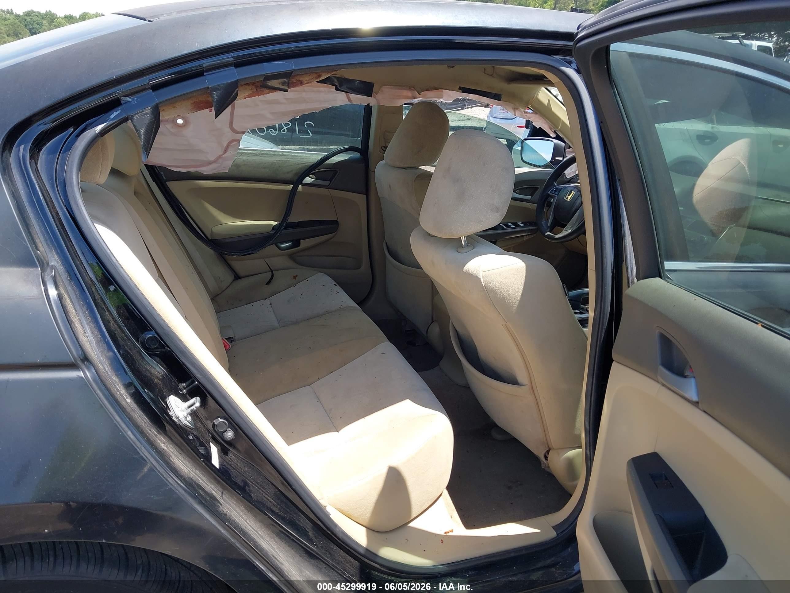 2010 Honda Accord 2.4 Lx Черный vin: 1HGCP2F32AA182027