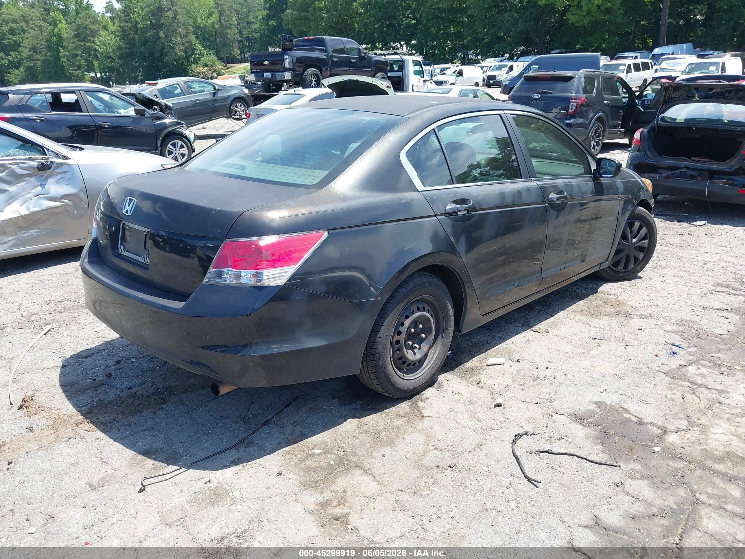 2010 Honda Accord 2.4 Lx Черный vin: 1HGCP2F32AA182027