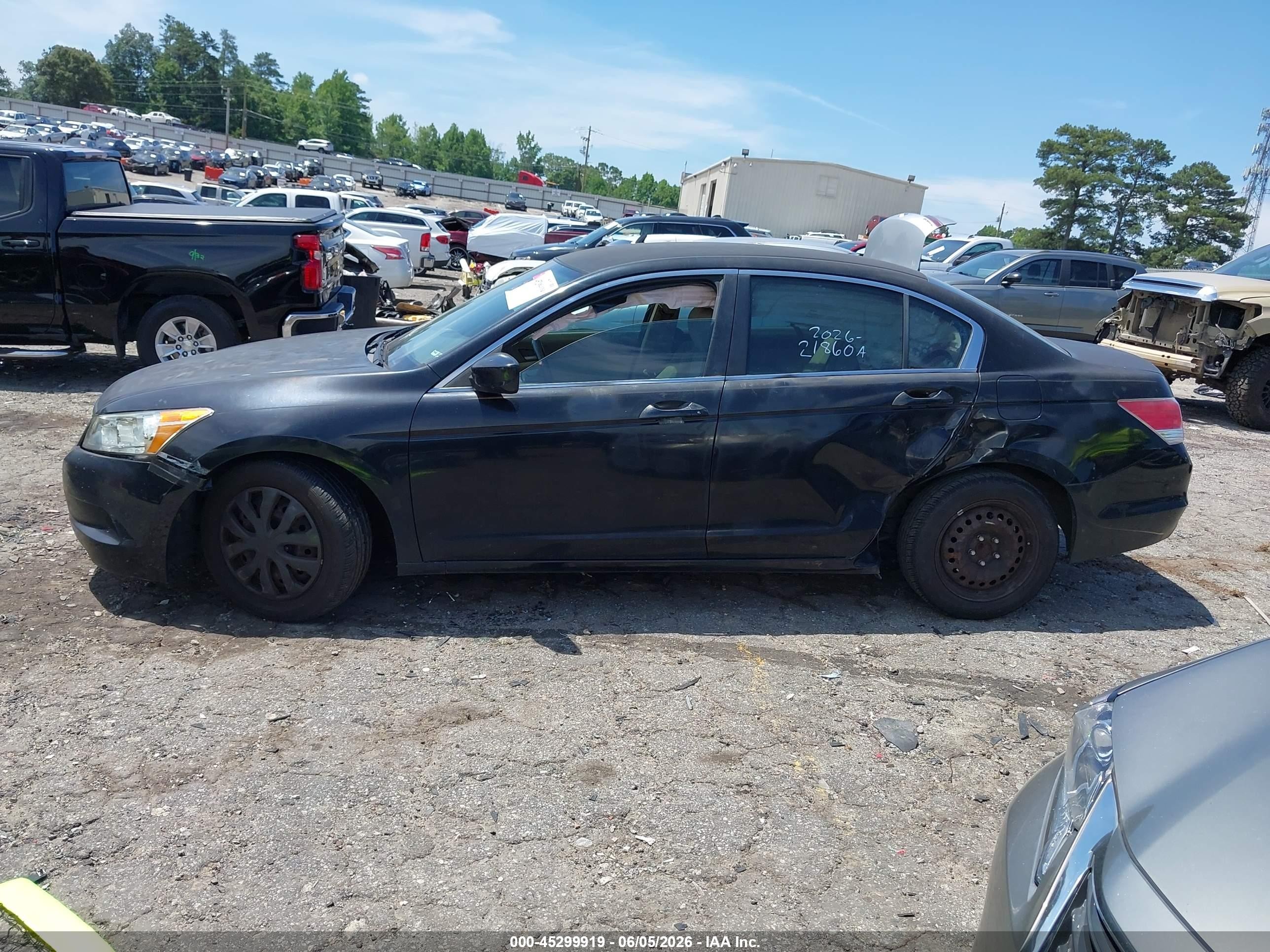 2010 Honda Accord 2.4 Lx Черный vin: 1HGCP2F32AA182027