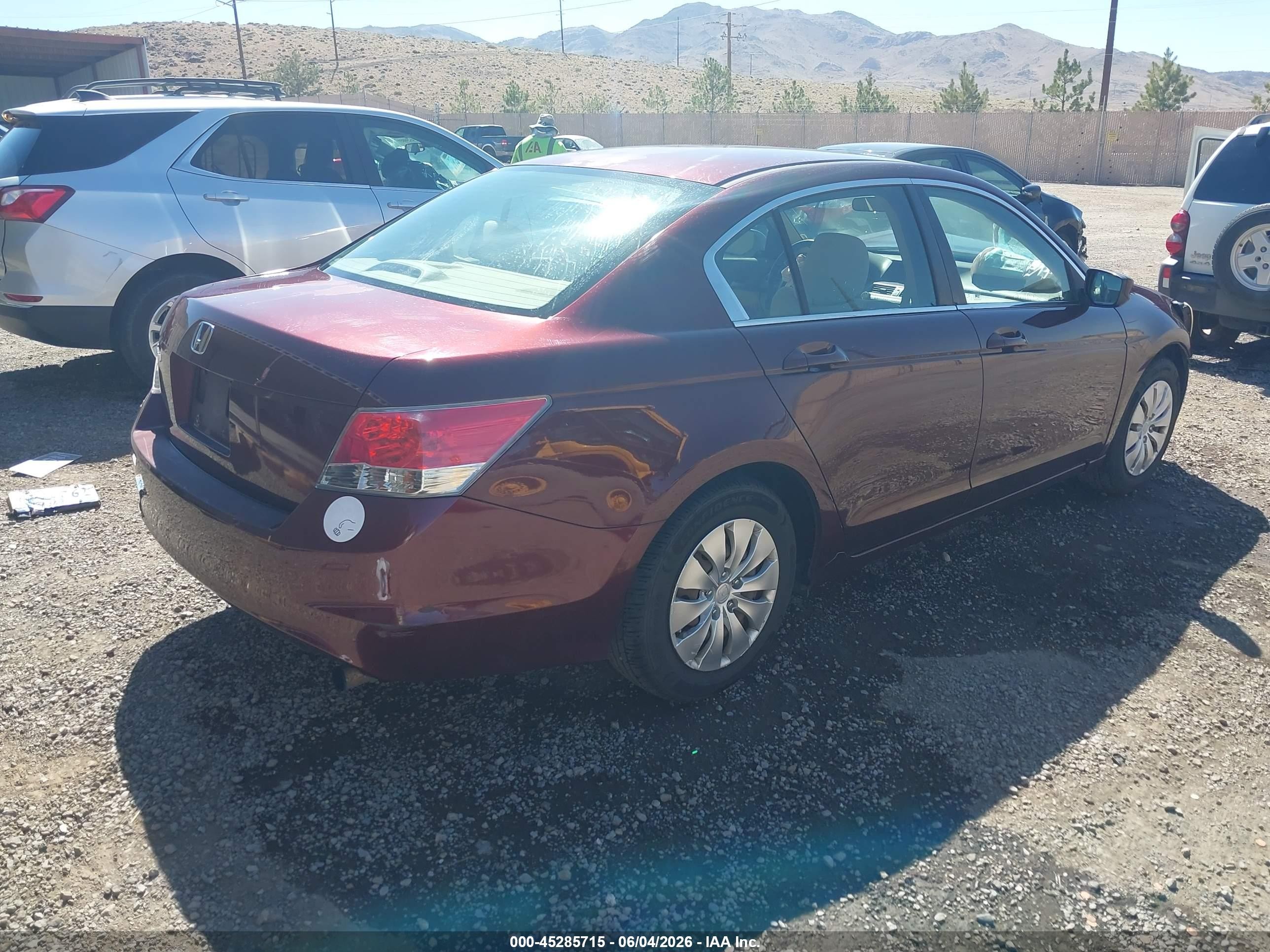 2010 Honda Accord 2.4 Lx Бежевый vin: 1HGCP2F32AA198308