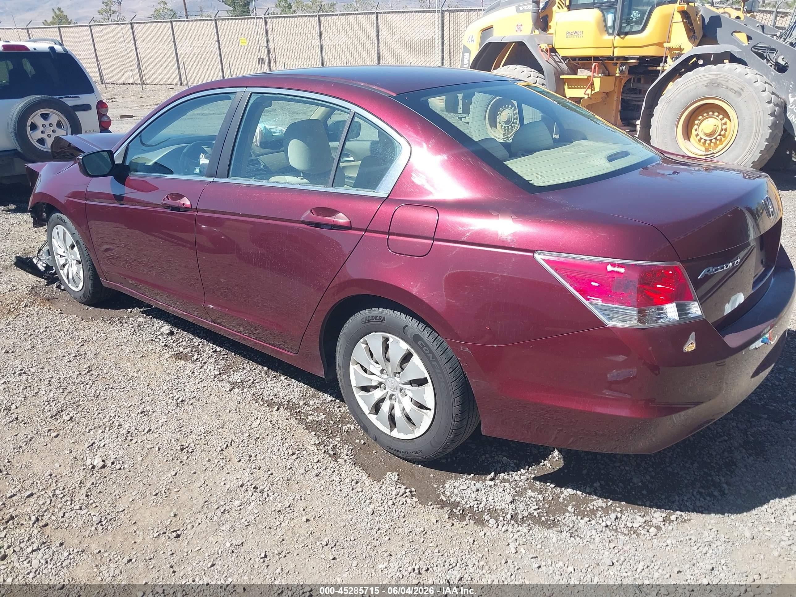 2010 Honda Accord 2.4 Lx Бежевый vin: 1HGCP2F32AA198308