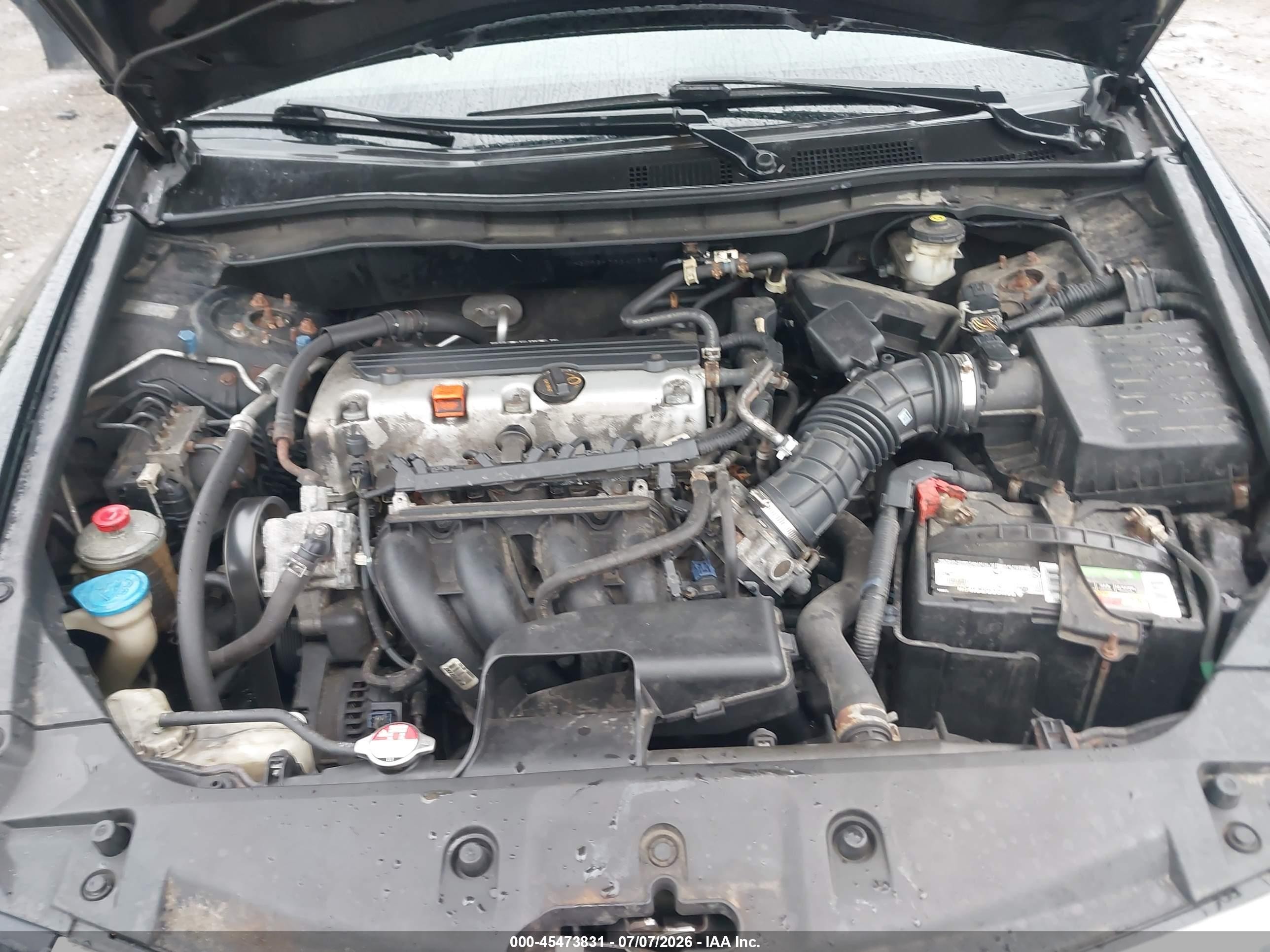 2011 Honda Accord 2.4 Lx Black vin: 1HGCP2F32BA034560