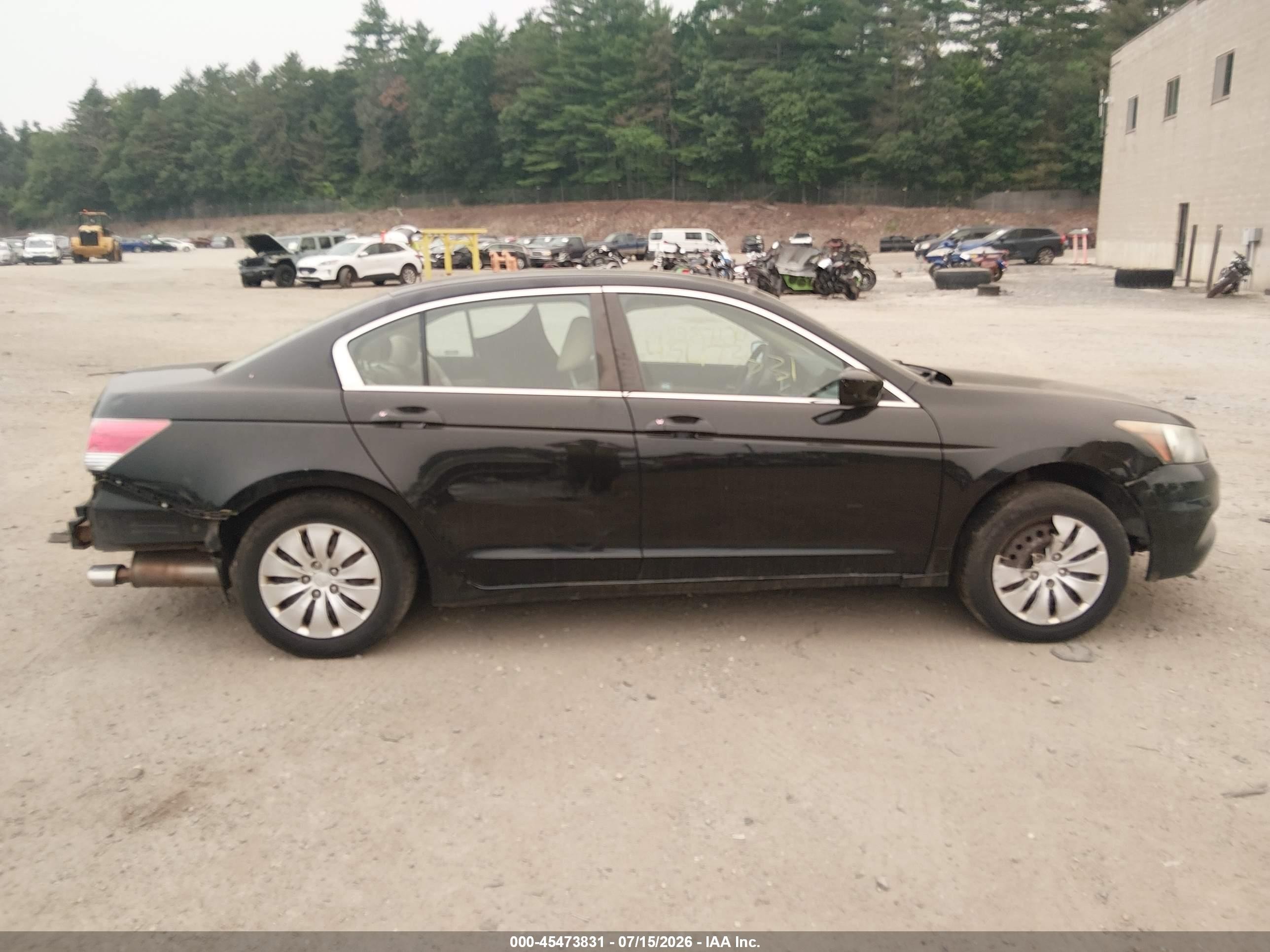 2011 Honda Accord 2.4 Lx Black vin: 1HGCP2F32BA034560