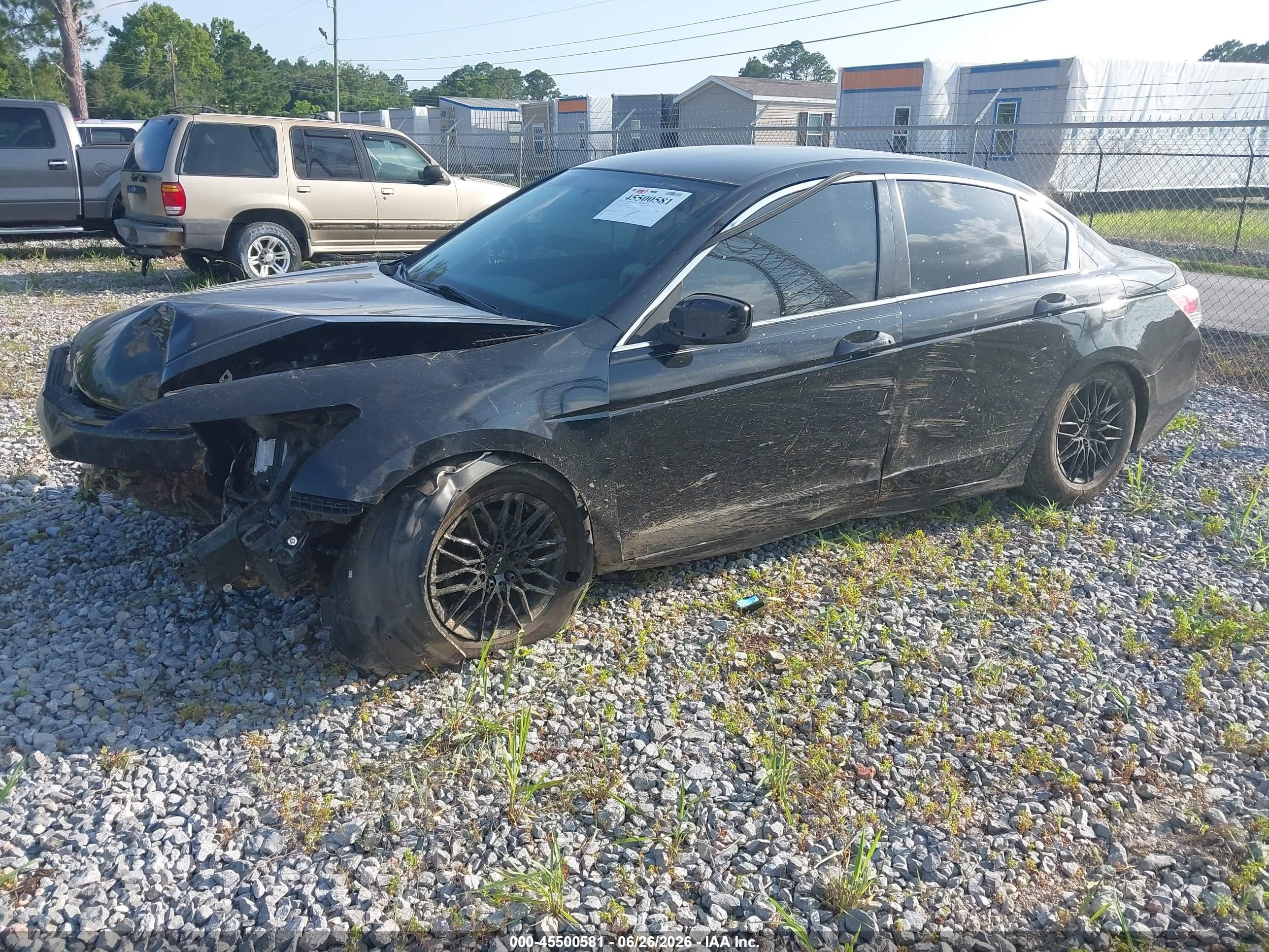 2011 Honda Accord 2.4 Lx Black vin: 1HGCP2F32BA035529