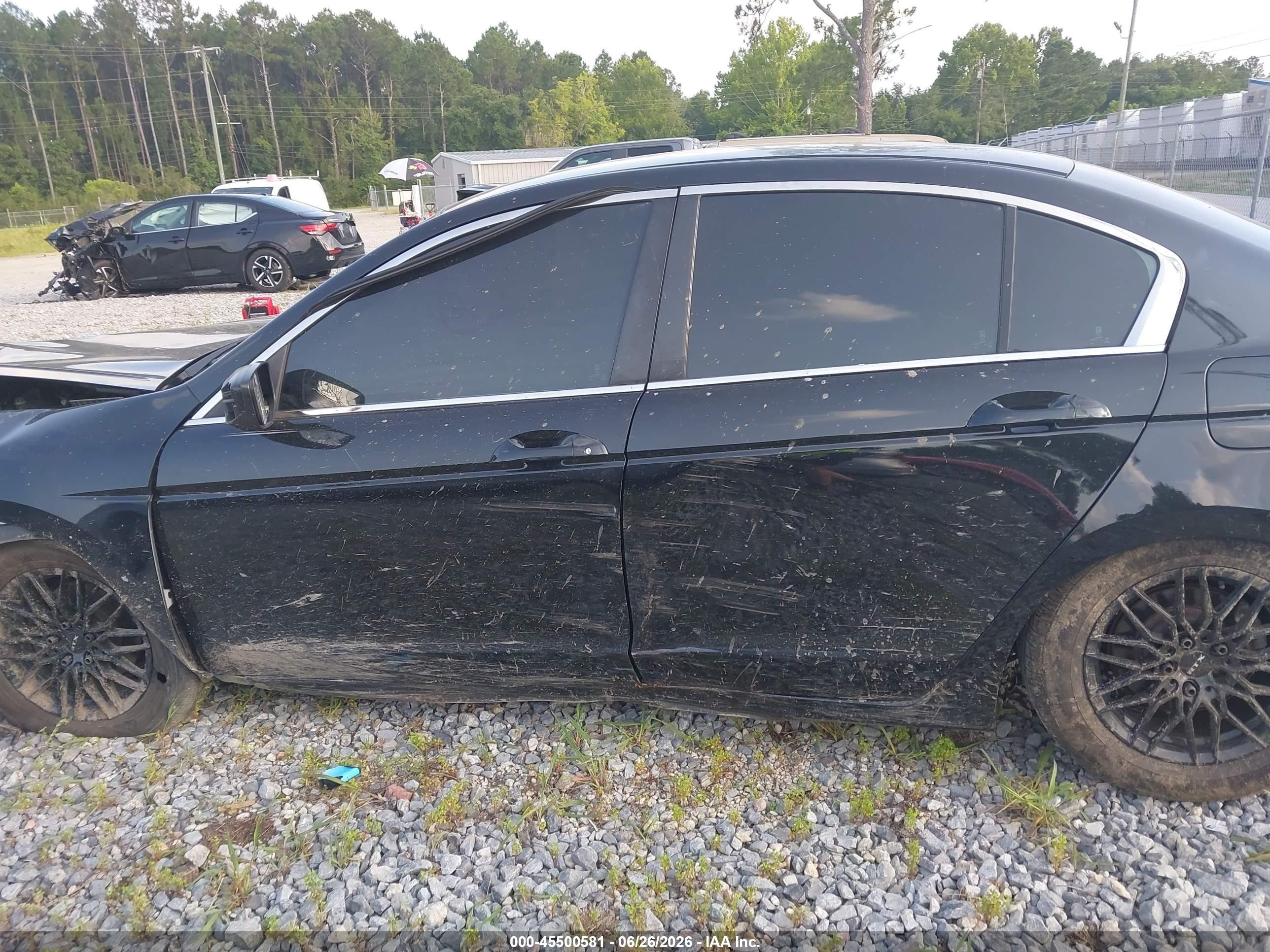 2011 Honda Accord 2.4 Lx Black vin: 1HGCP2F32BA035529