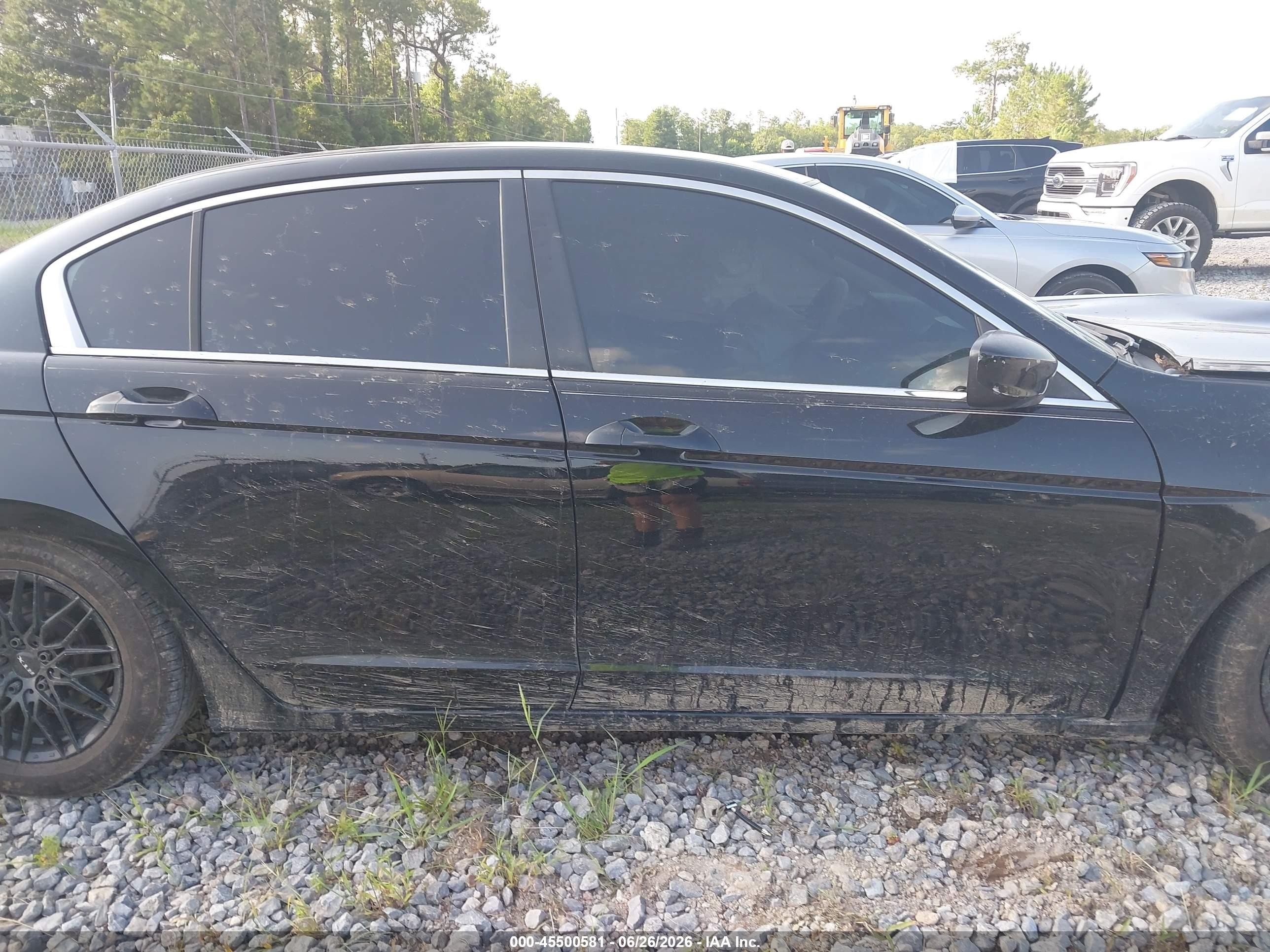 2011 Honda Accord 2.4 Lx Black vin: 1HGCP2F32BA035529