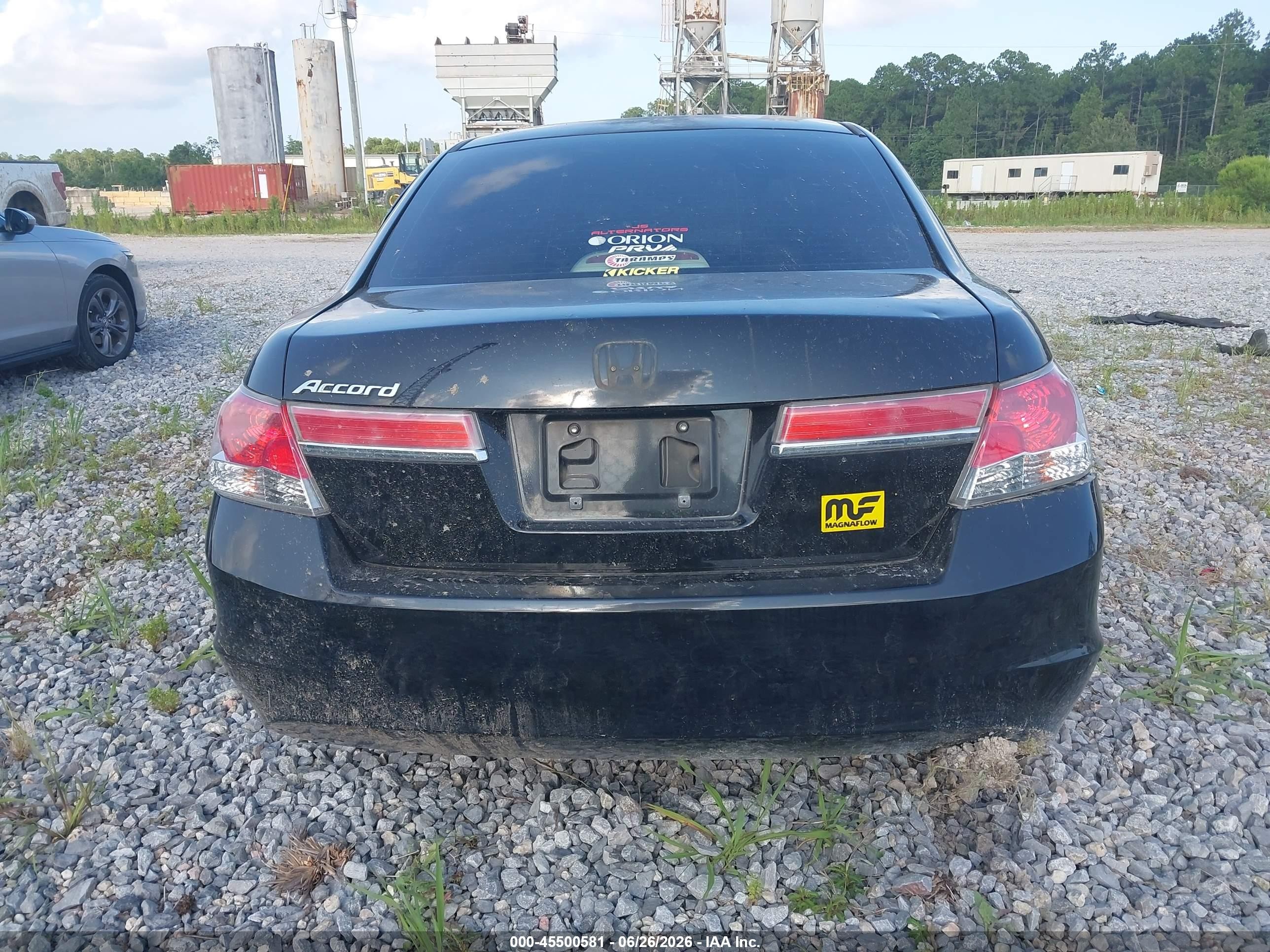 2011 Honda Accord 2.4 Lx Black vin: 1HGCP2F32BA035529