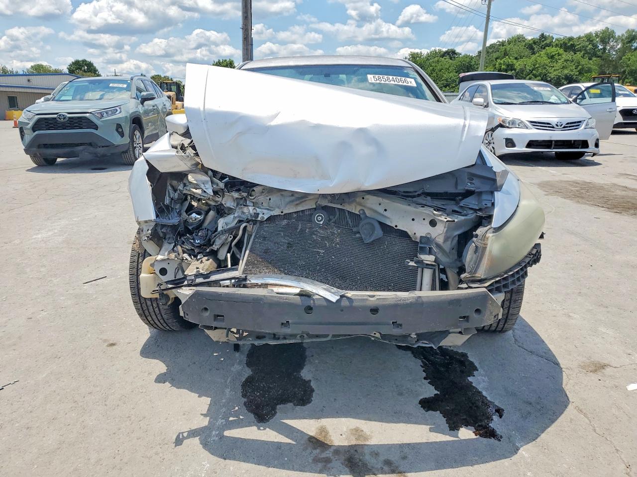 2011 Honda Accord Lx Silver vin: 1HGCP2F32BA066814