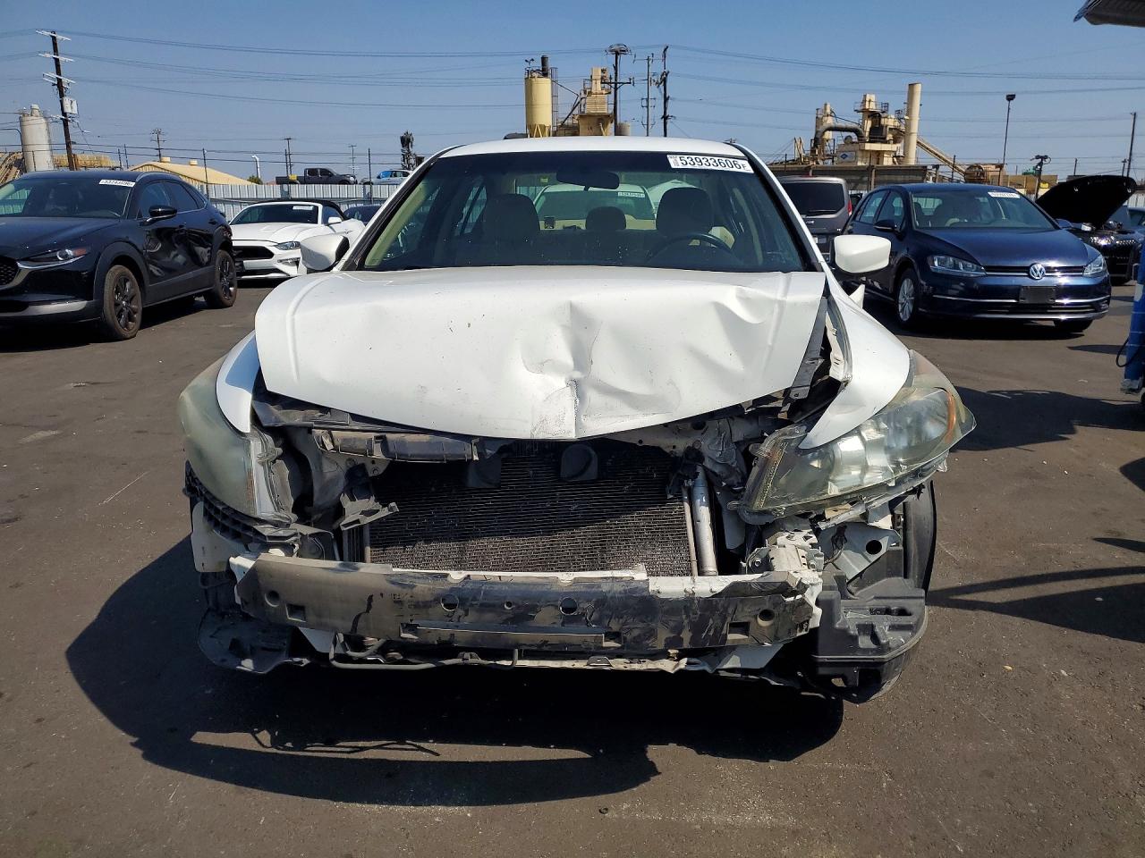 2011 Honda Accord Lx White vin: 1HGCP2F32BA112366