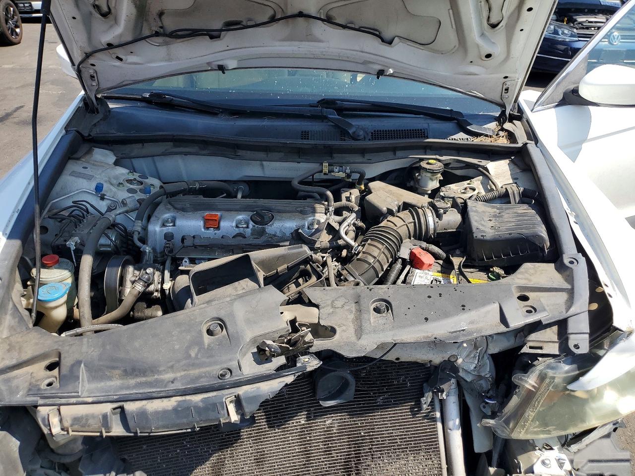 2011 Honda Accord Lx White vin: 1HGCP2F32BA112366