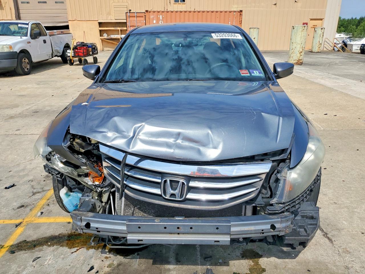 2011 Honda Accord Lx Gray vin: 1HGCP2F32BA156450