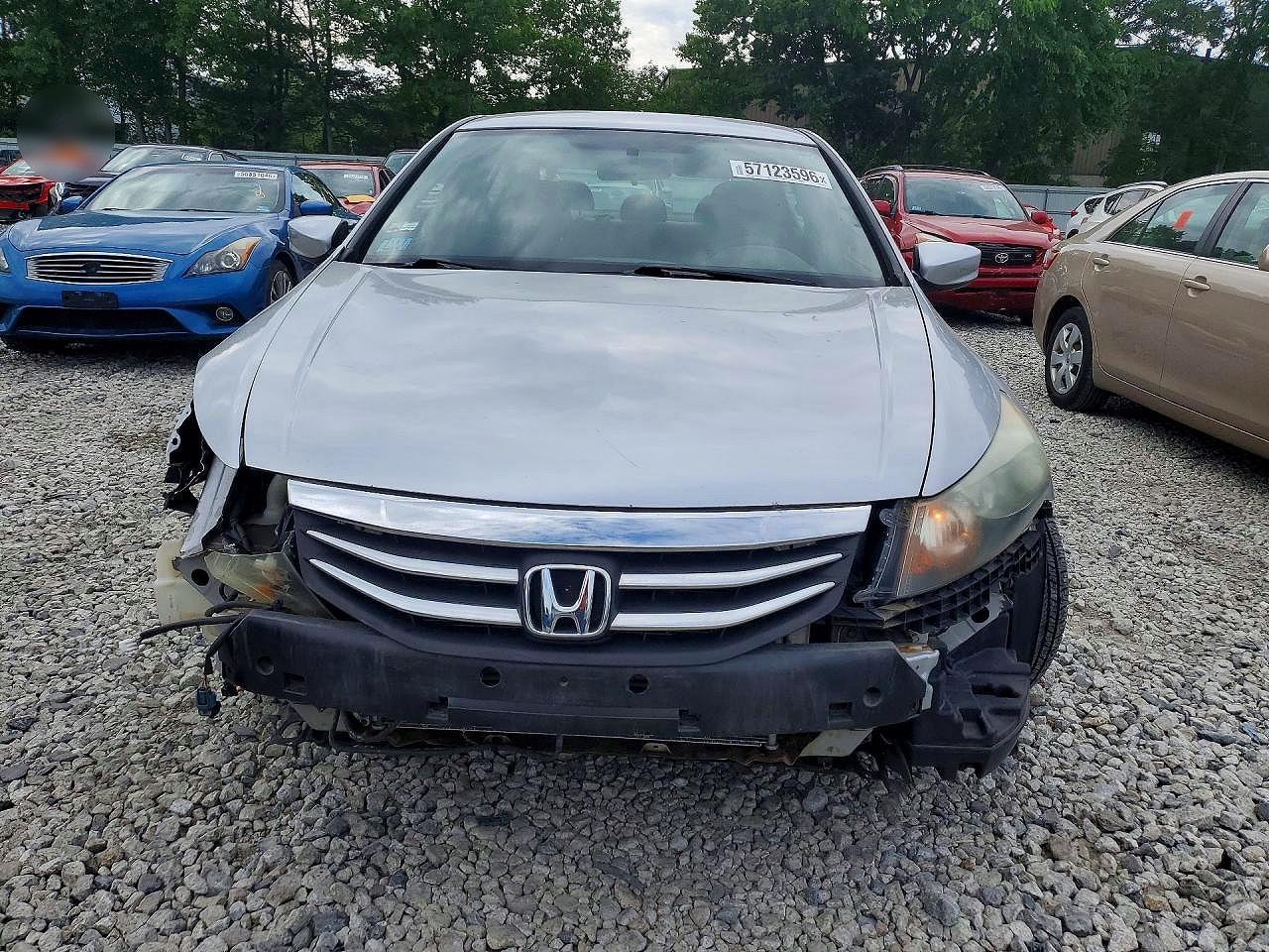2012 Honda Accord Lx Silver vin: 1HGCP2F32CA005965
