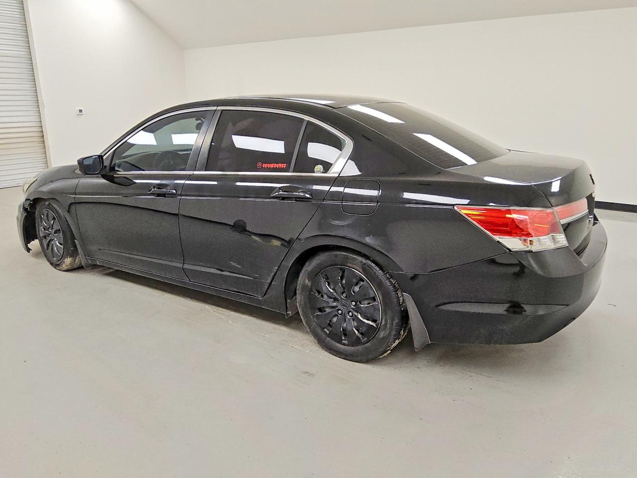 2012 Honda Accord Lx Black vin: 1HGCP2F32CA013063